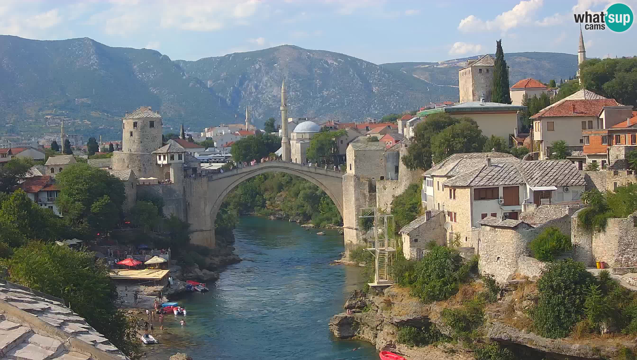 Mostar webcam – LIVE Old Bridge and Neretva river