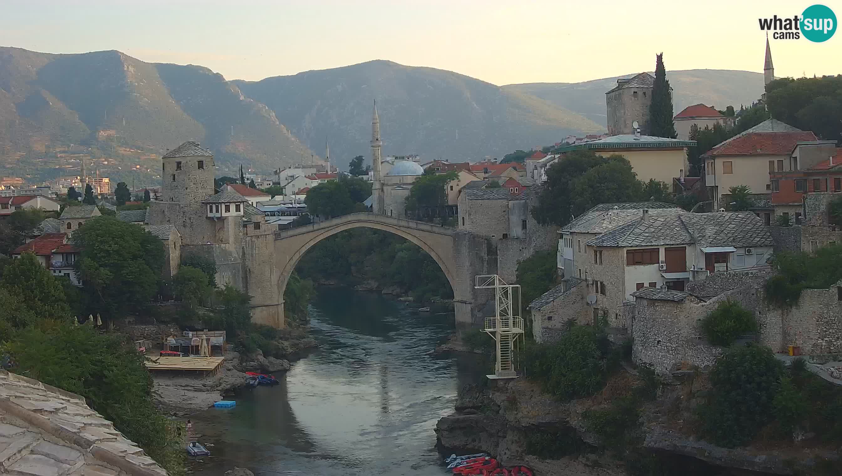 Mostar web kamera – Stari Most i rijeka Neretva – Goa Mostar