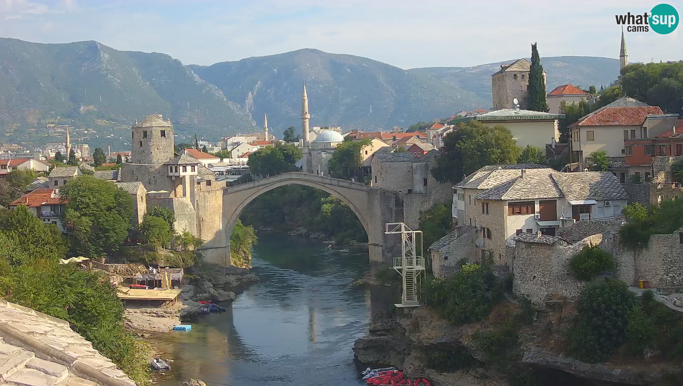 Mostar webcam – LIVE Old Bridge and Neretva river
