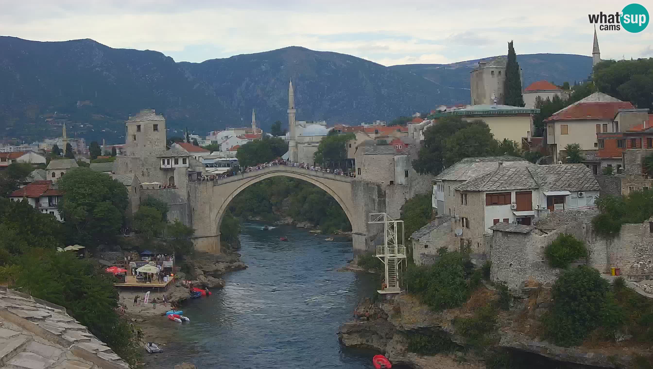 Spletna kamera Mostar – Stari Most in reka Neretva