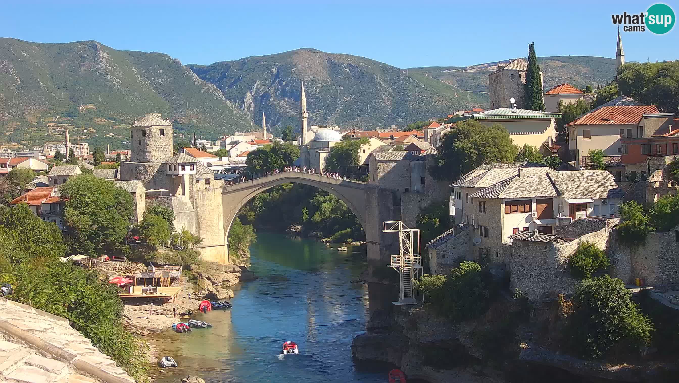 Spletna kamera Mostar – Stari Most in reka Neretva