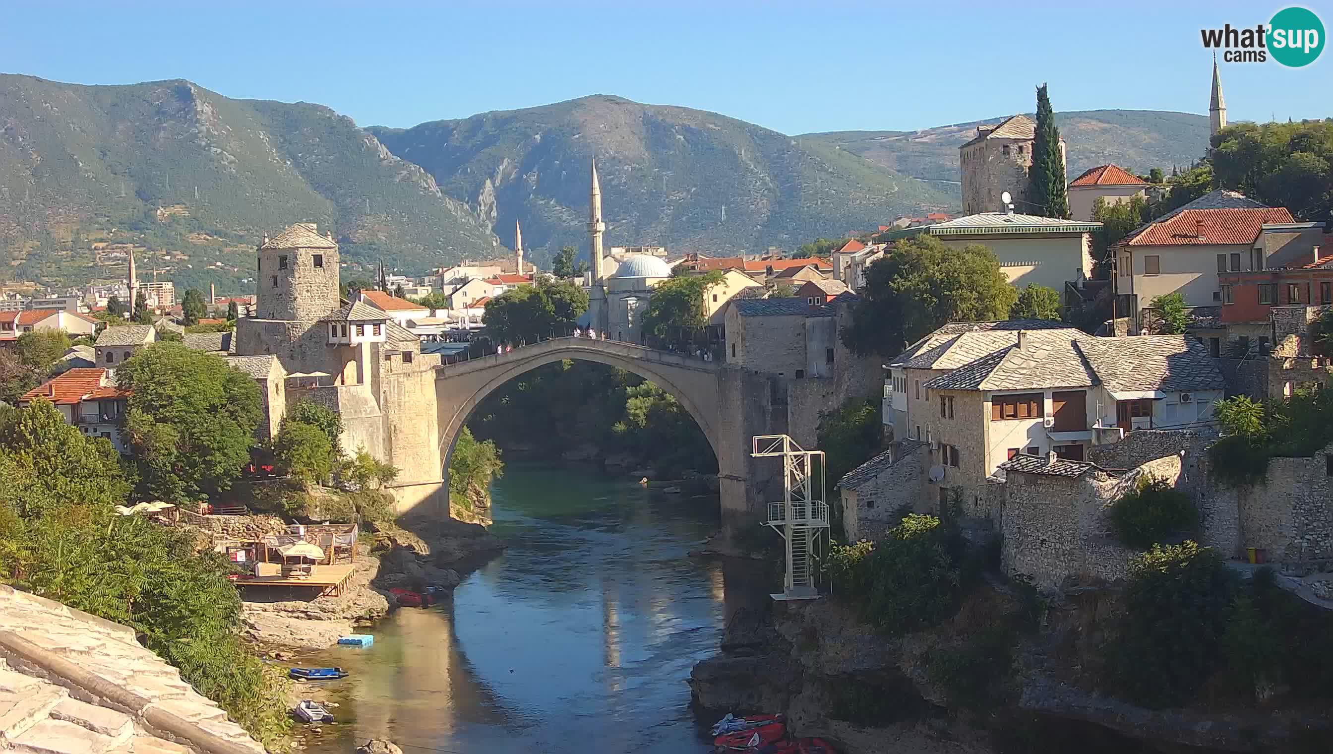 Mostar webcam – LIVE Old Bridge and Neretva river