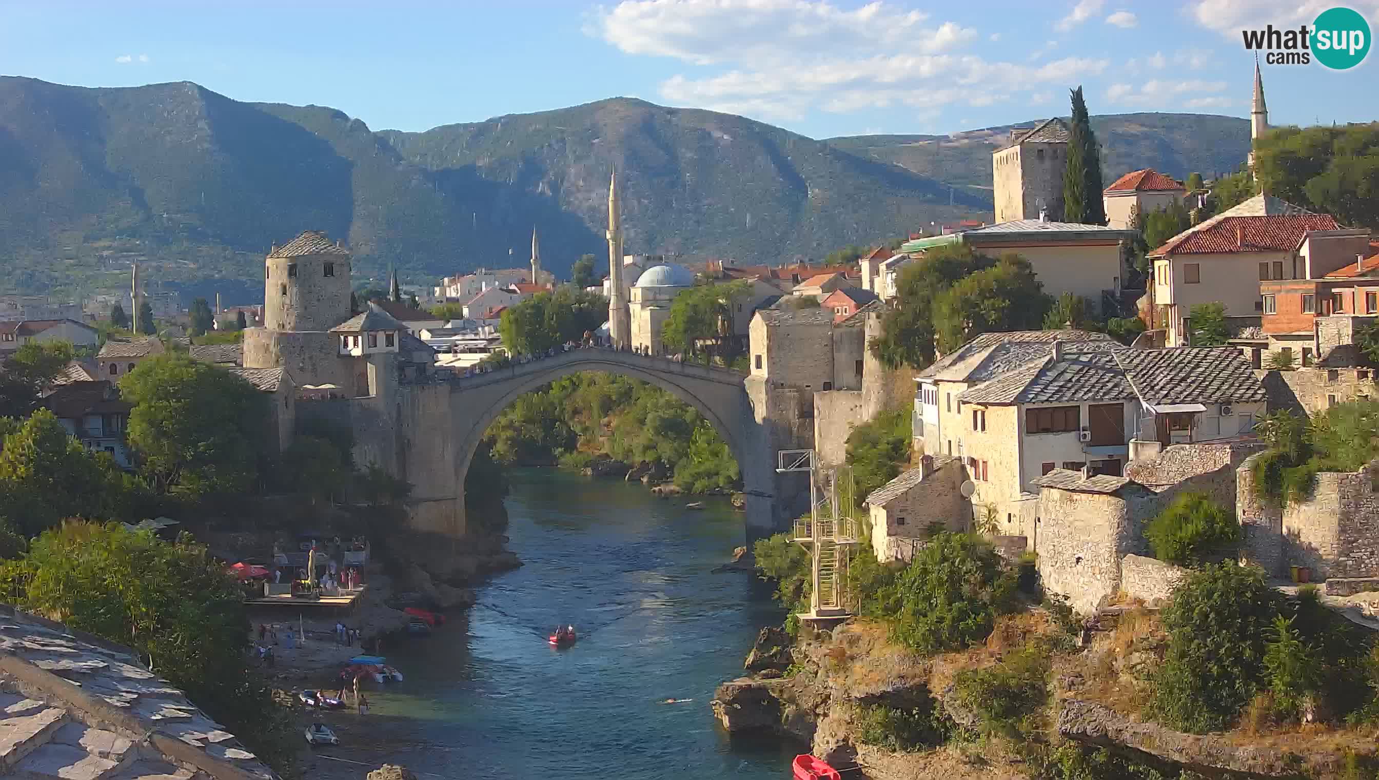 Webcam Mostar – Il Ponte Vecchio sul fiume Neretva