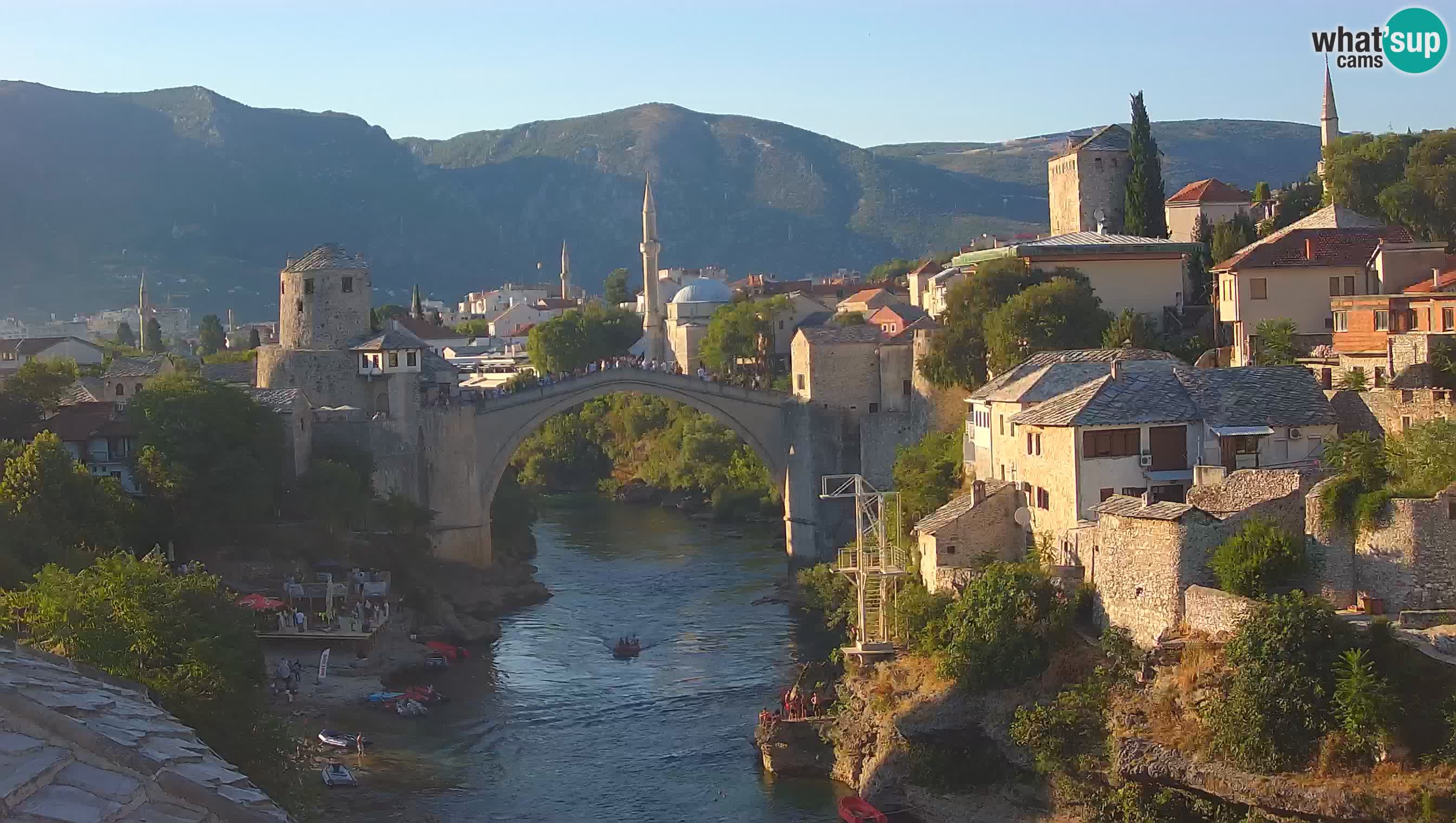 Mostar webcam – LIVE Old Bridge and Neretva river