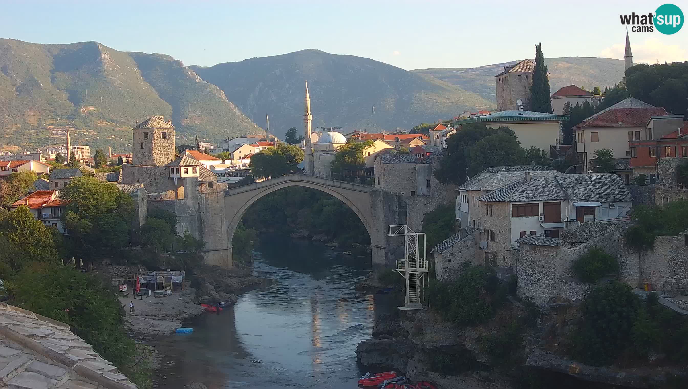 Mostar web kamera – Stari Most i rijeka Neretva – Goa Mostar