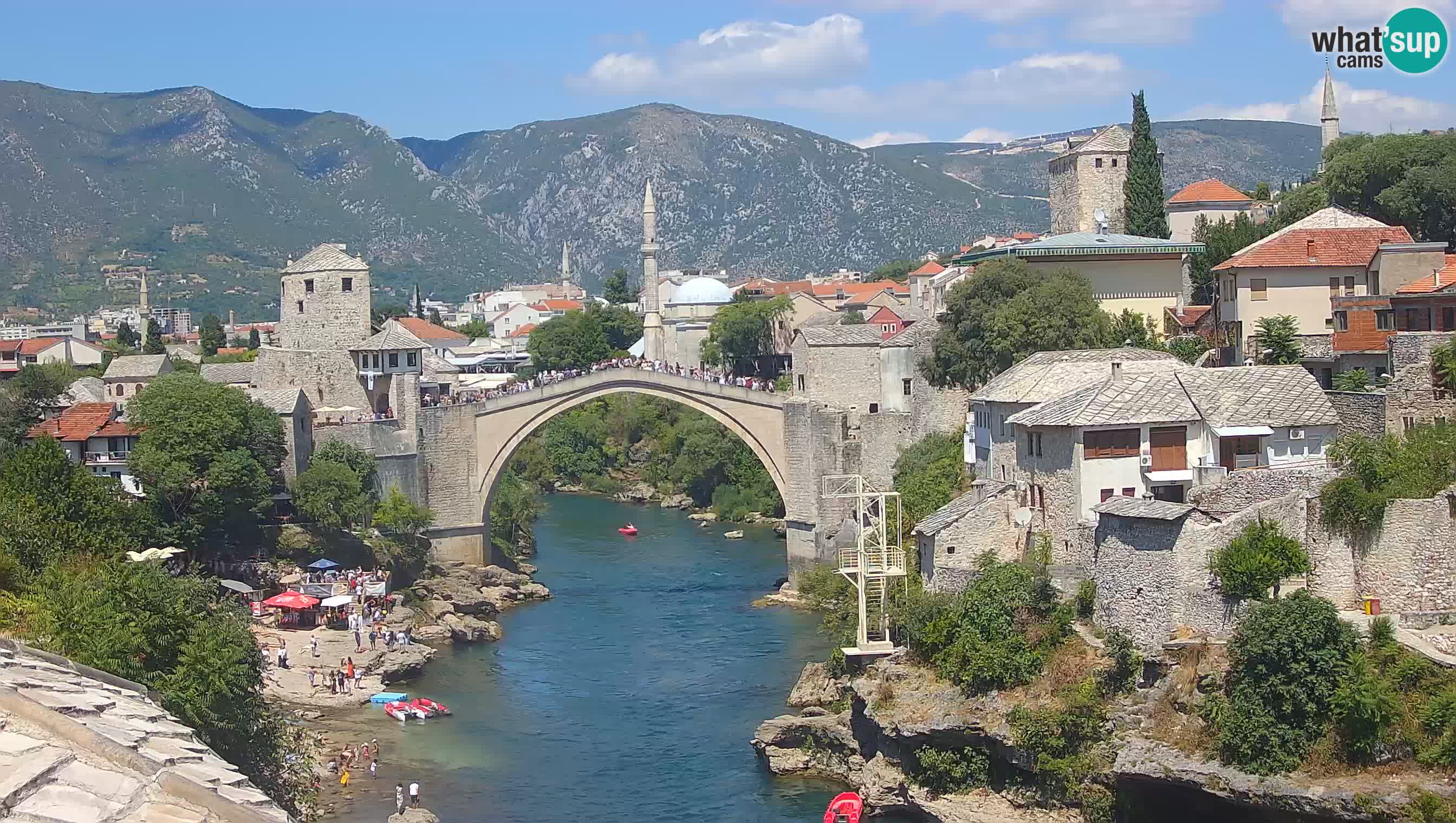 Webcam Mostar – Il Ponte Vecchio sul fiume Neretva