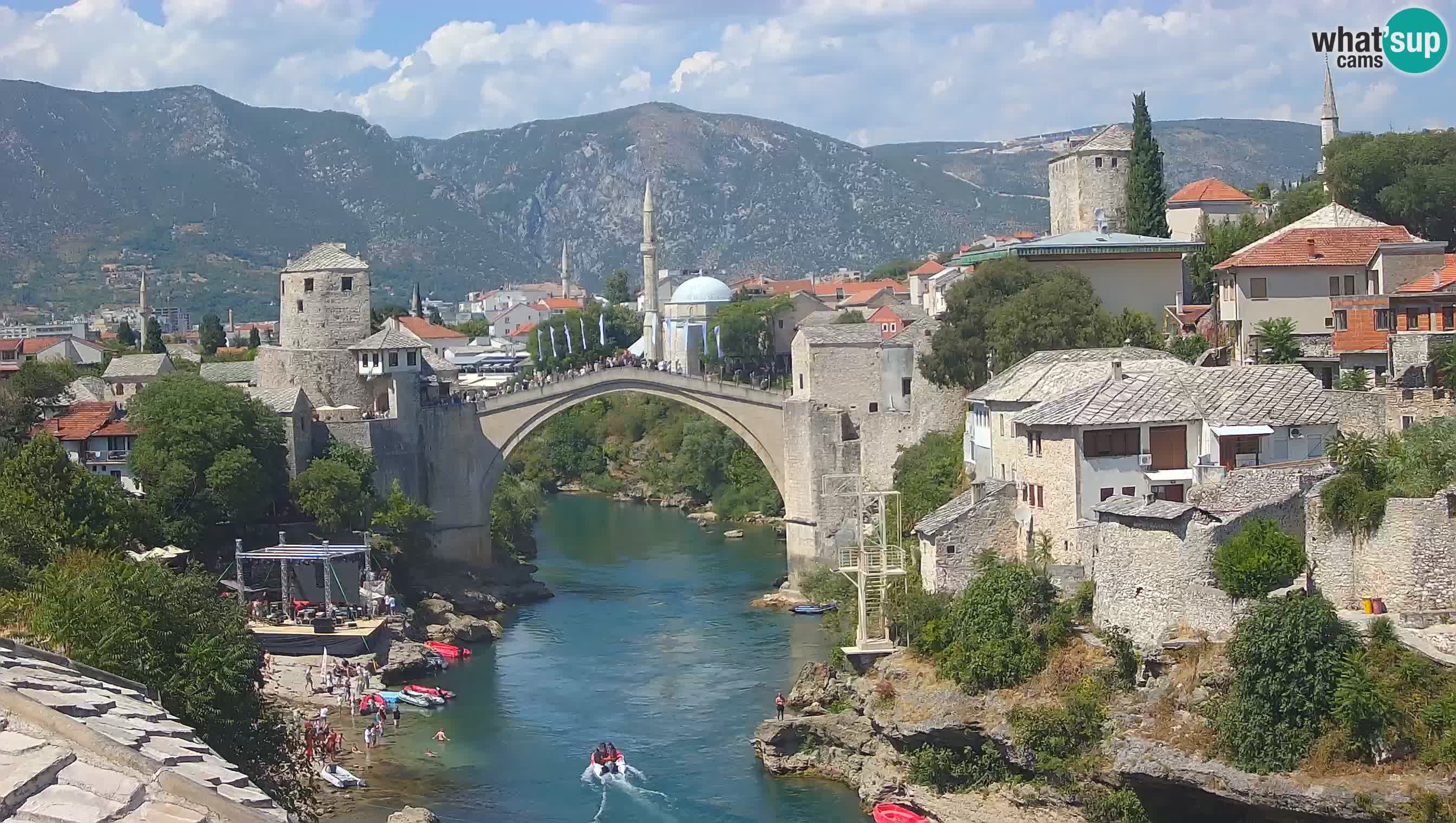 Spletna kamera Mostar – Stari Most in reka Neretva