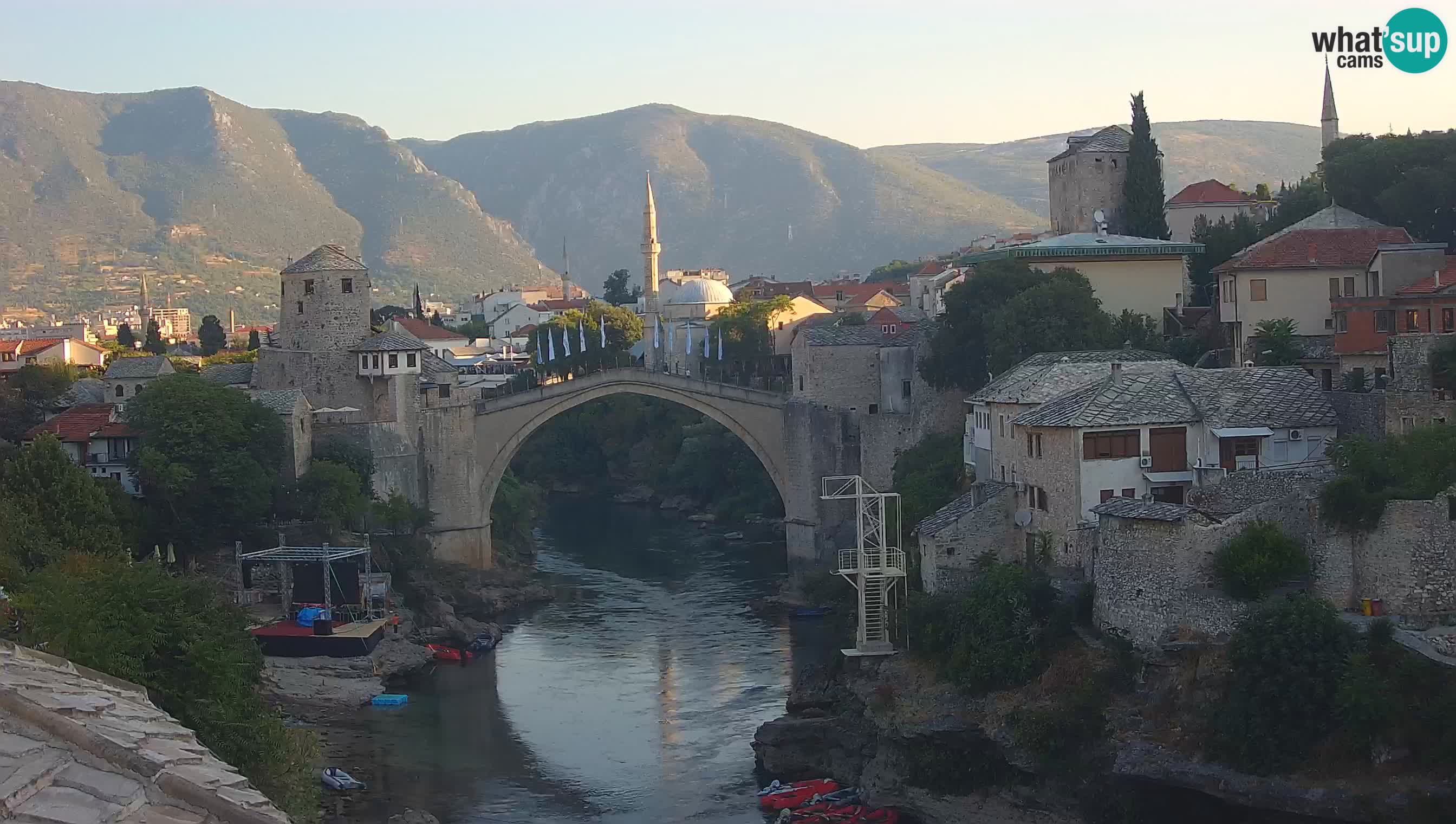 Mostar webcam – LIVE Old Bridge and Neretva river