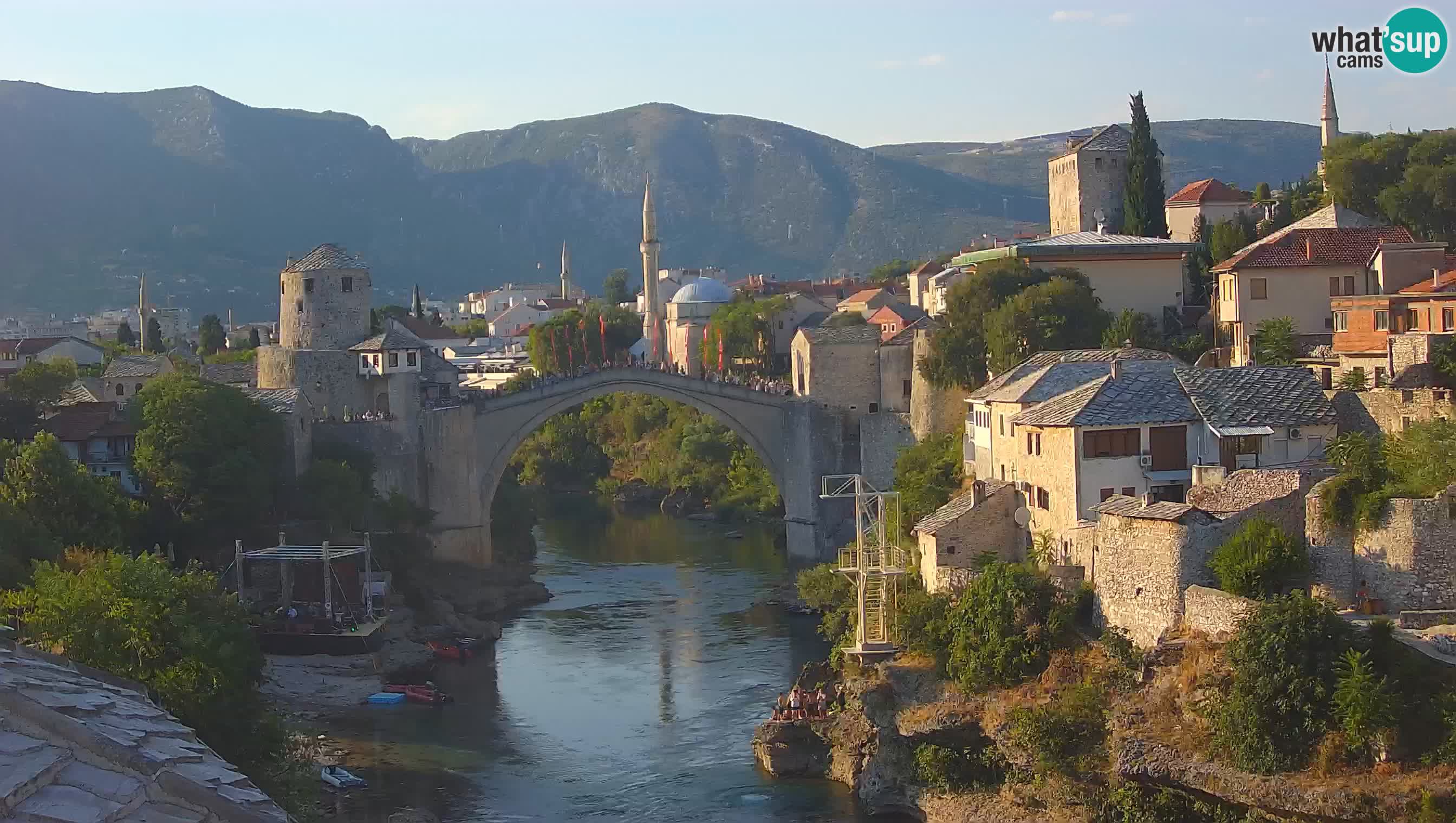 Mostar webcam – LIVE Old Bridge and Neretva river