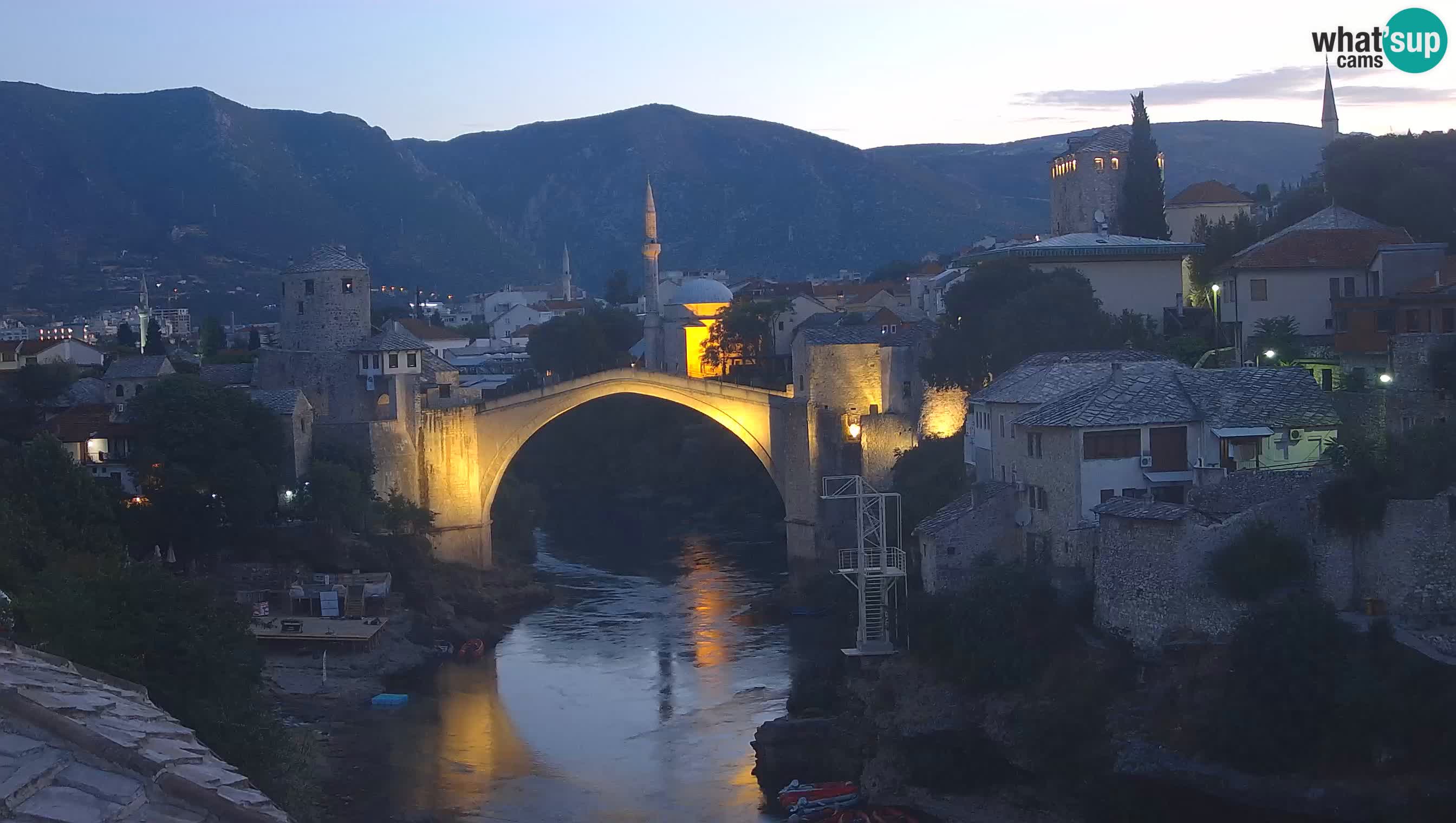 Mostar webcam – LIVE Old Bridge and Neretva river