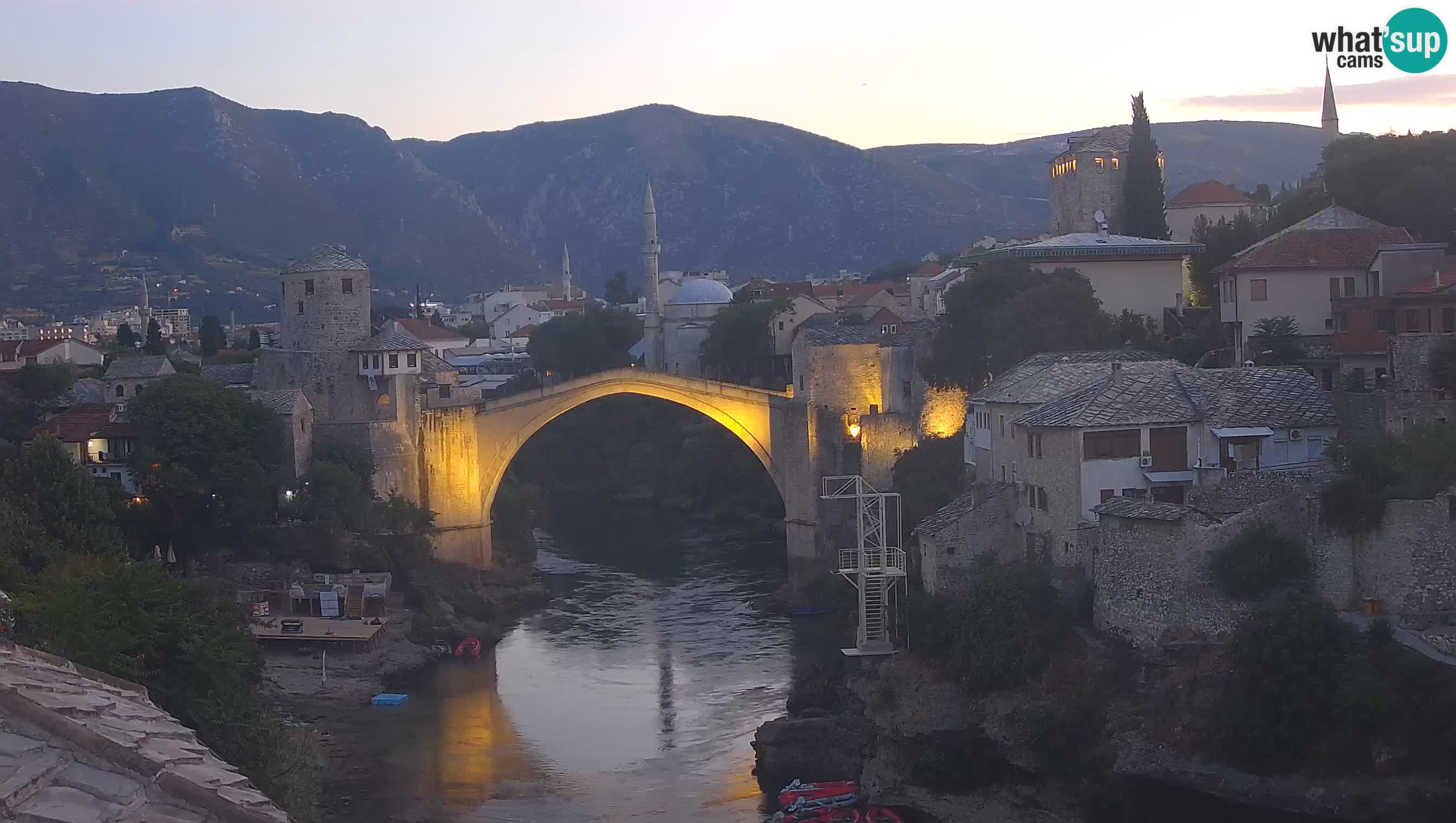 Mostar webcam – LIVE Old Bridge and Neretva river