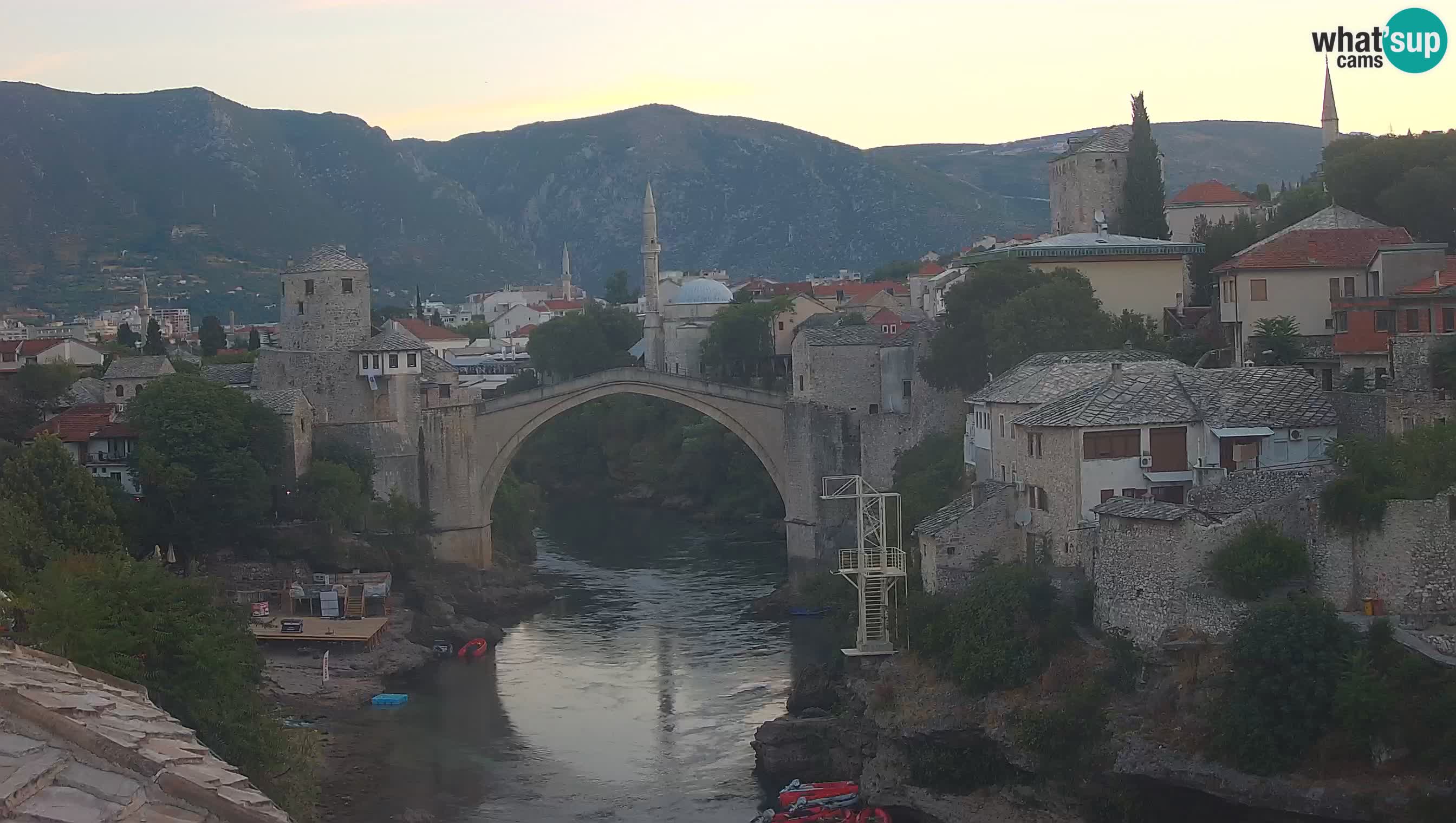 Mostar webcam – LIVE Old Bridge and Neretva river