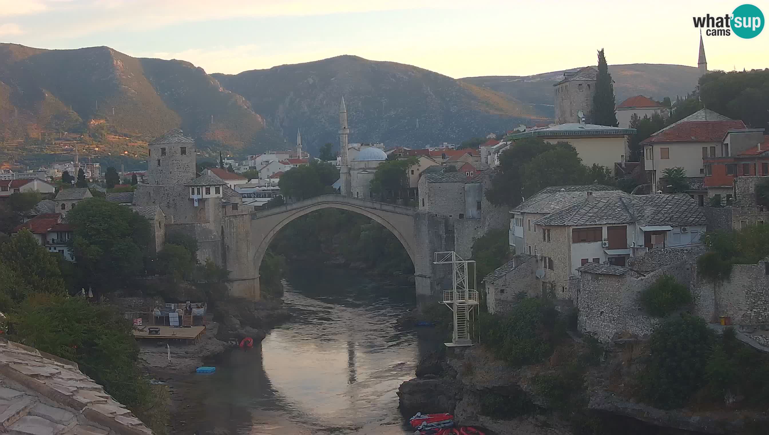 Mostar webcam – LIVE Old Bridge and Neretva river