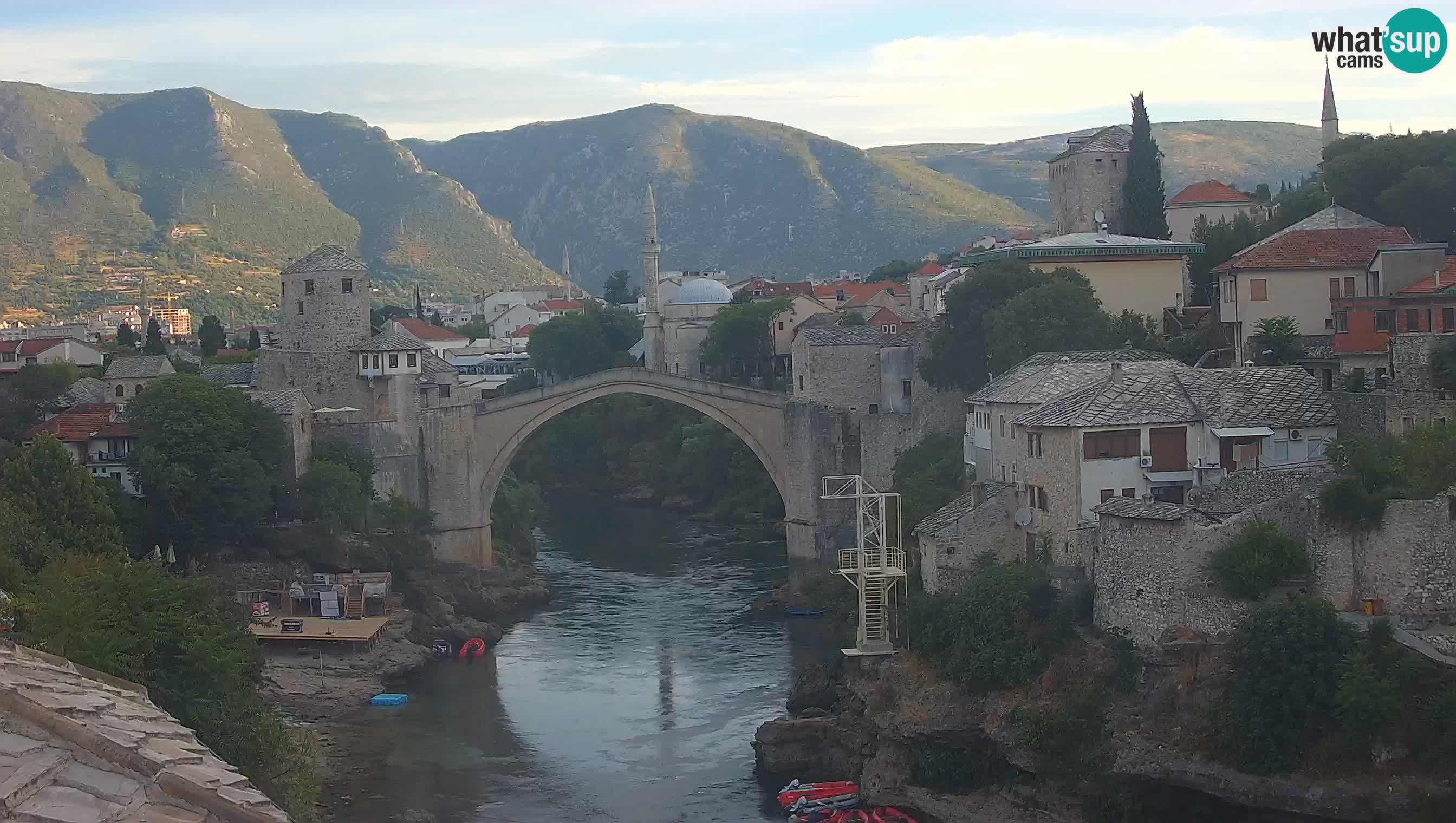 Mostar webcam – LIVE Old Bridge and Neretva river