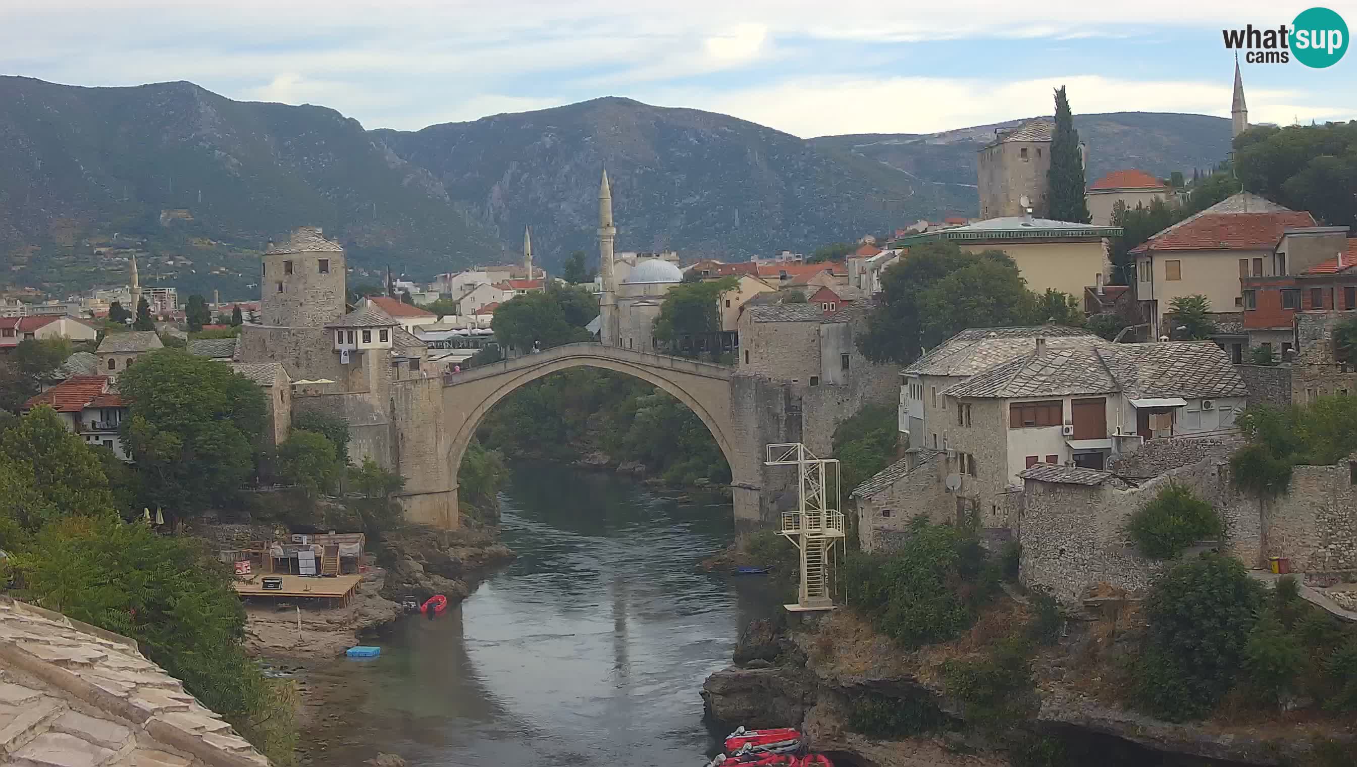 Mostar webcam – LIVE Old Bridge and Neretva river