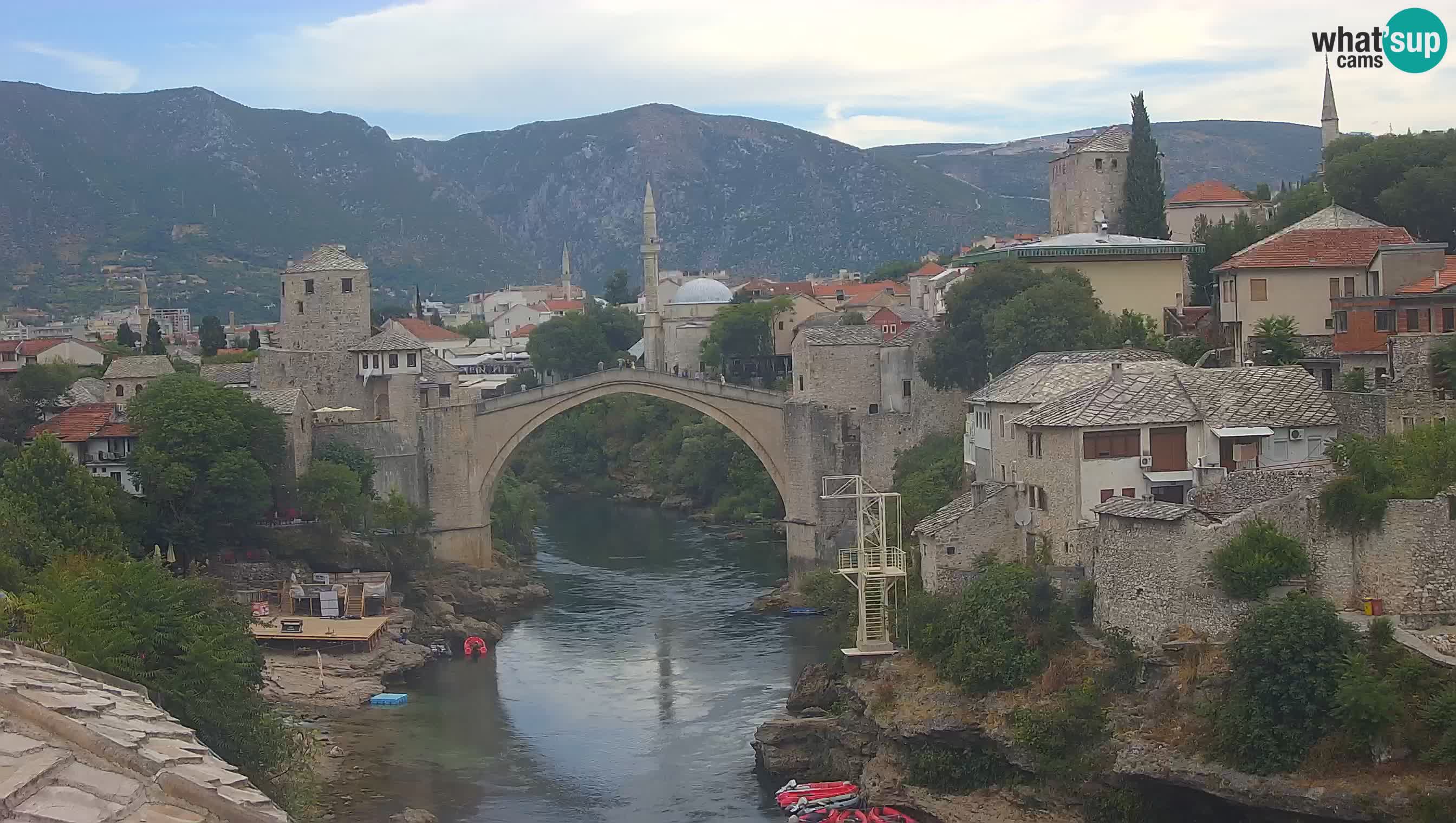 Mostar webcam – LIVE Old Bridge and Neretva river