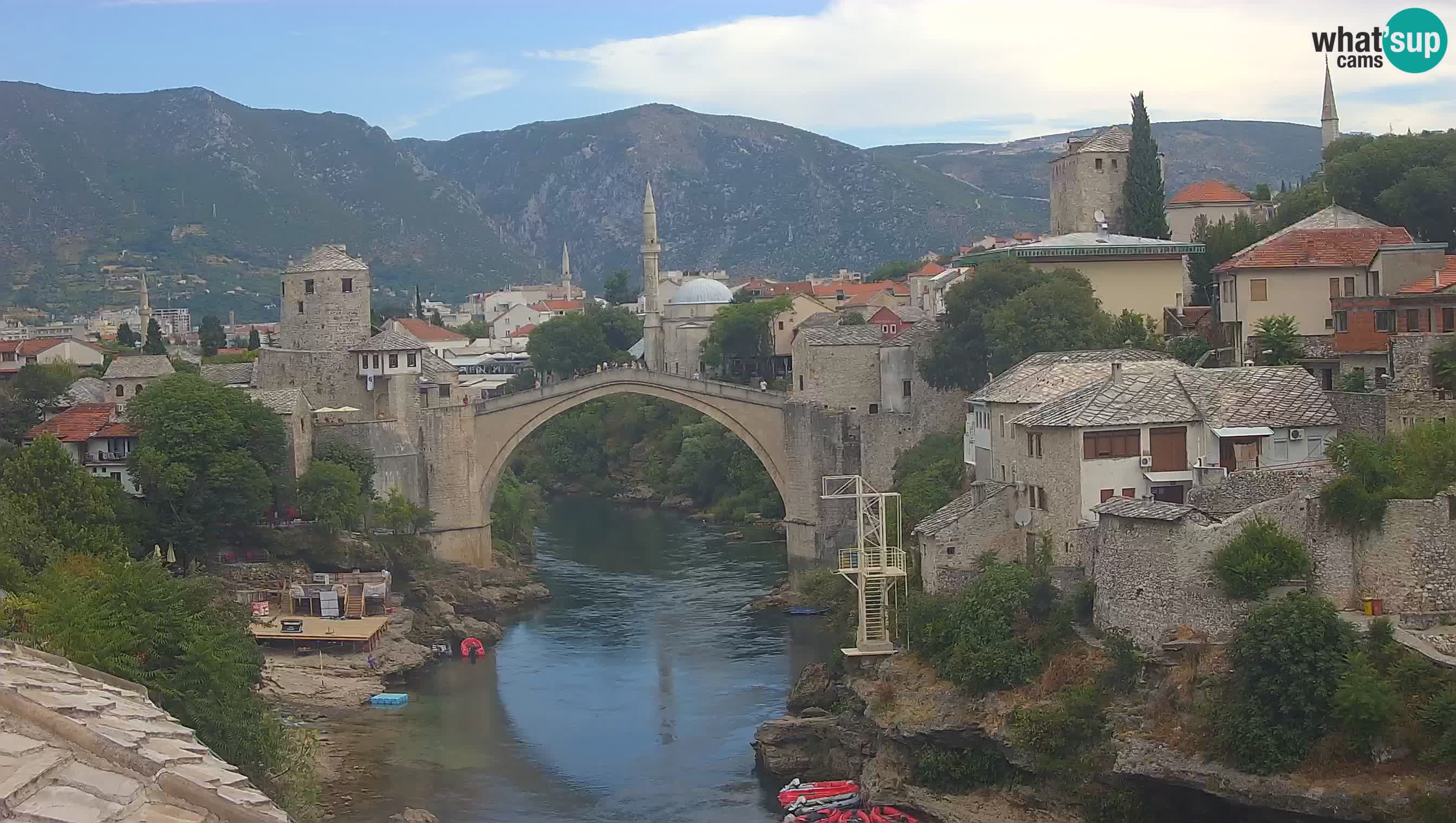 Mostar webcam – LIVE Old Bridge and Neretva river