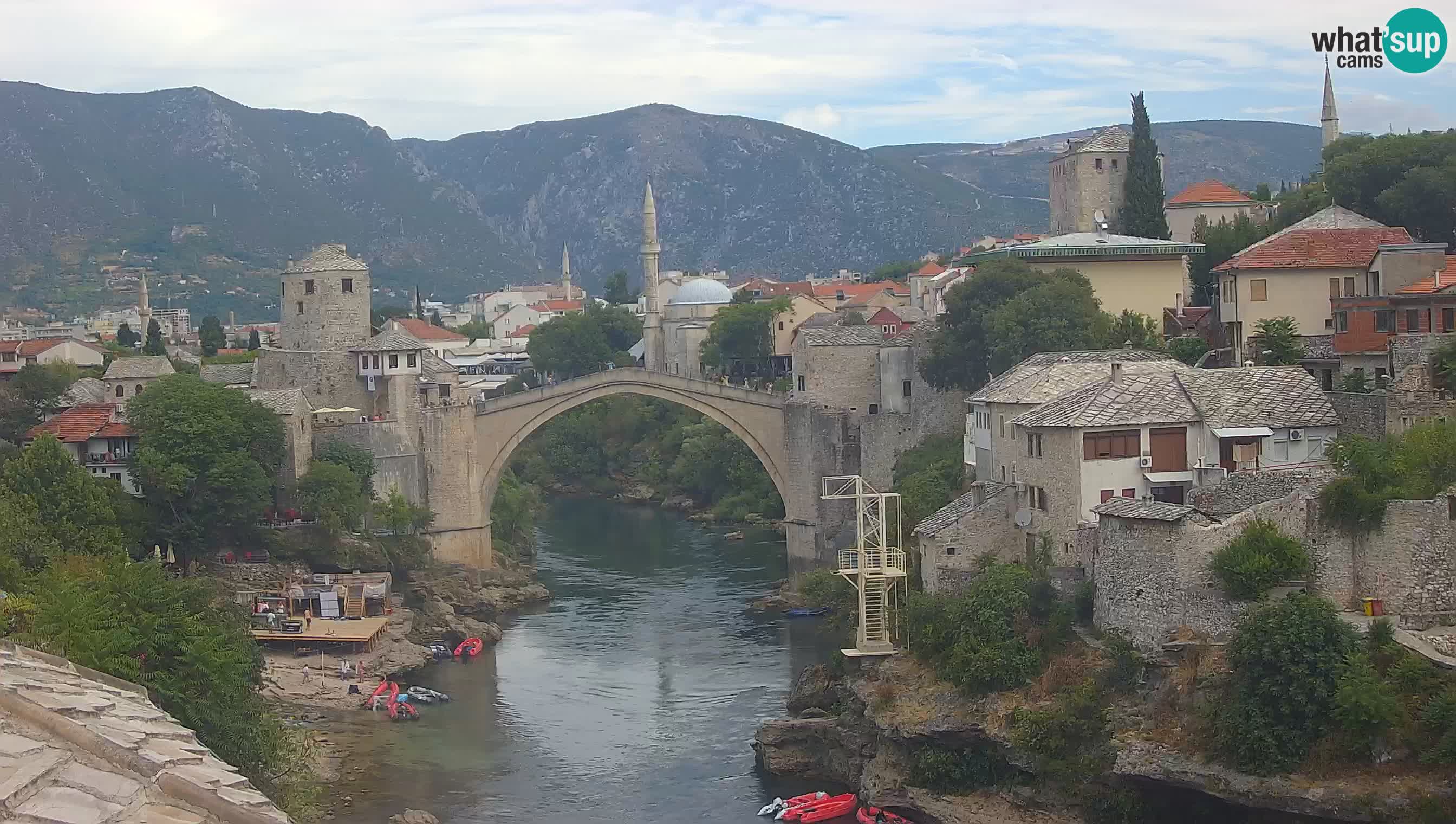 Mostar webcam – LIVE Old Bridge and Neretva river