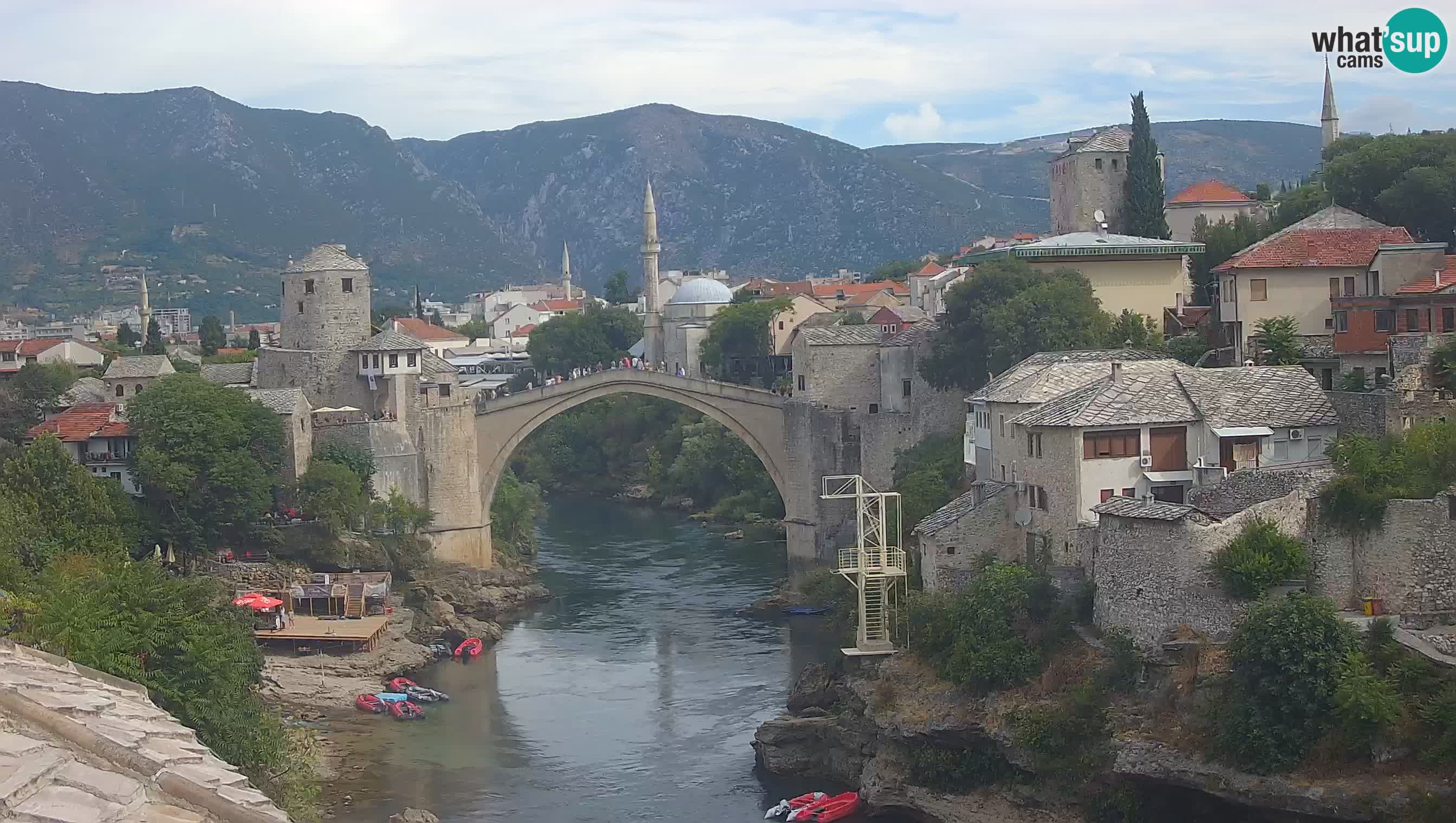 Mostar webcam – LIVE Old Bridge and Neretva river