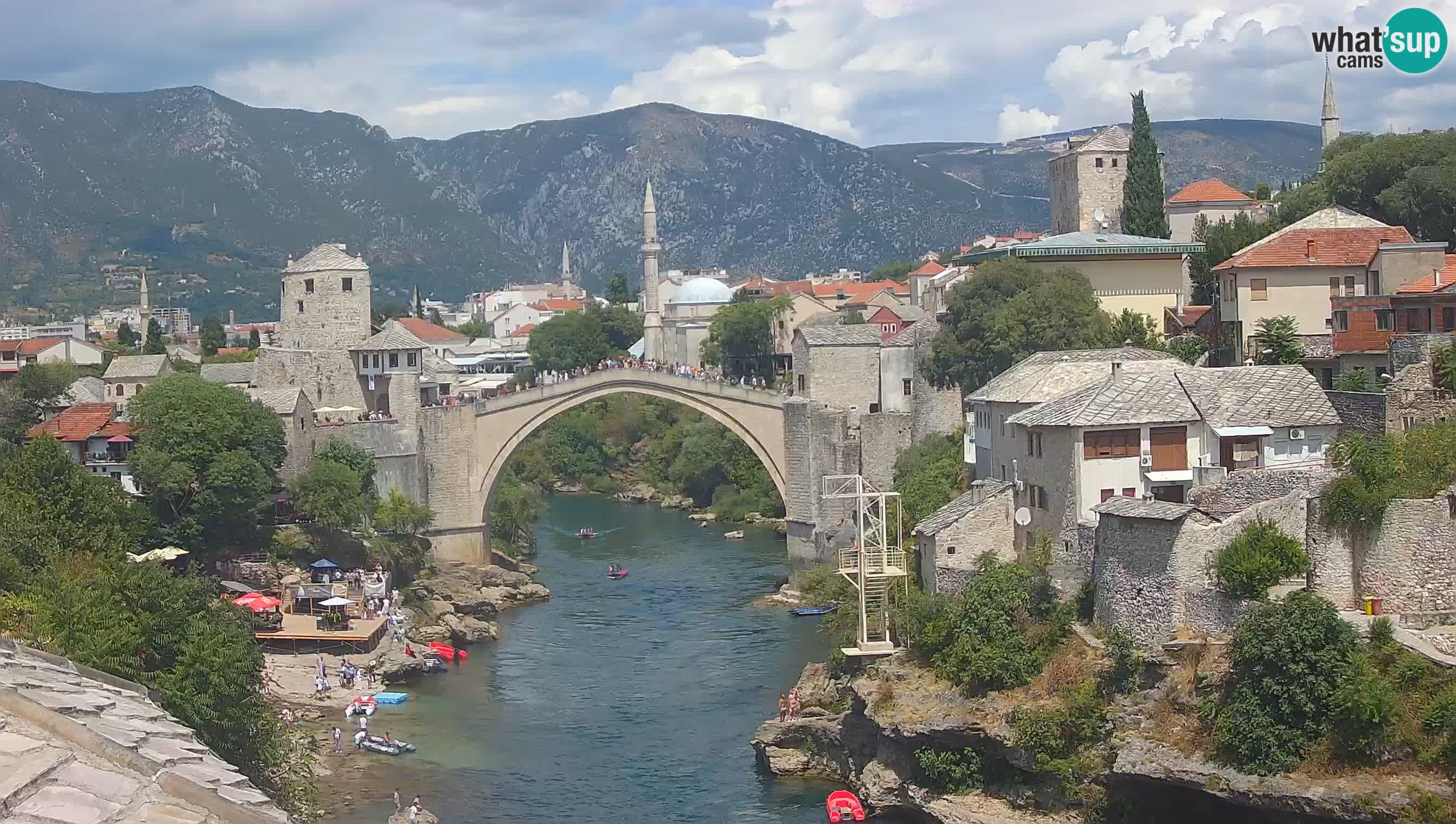 Mostar webcam – LIVE Old Bridge and Neretva river