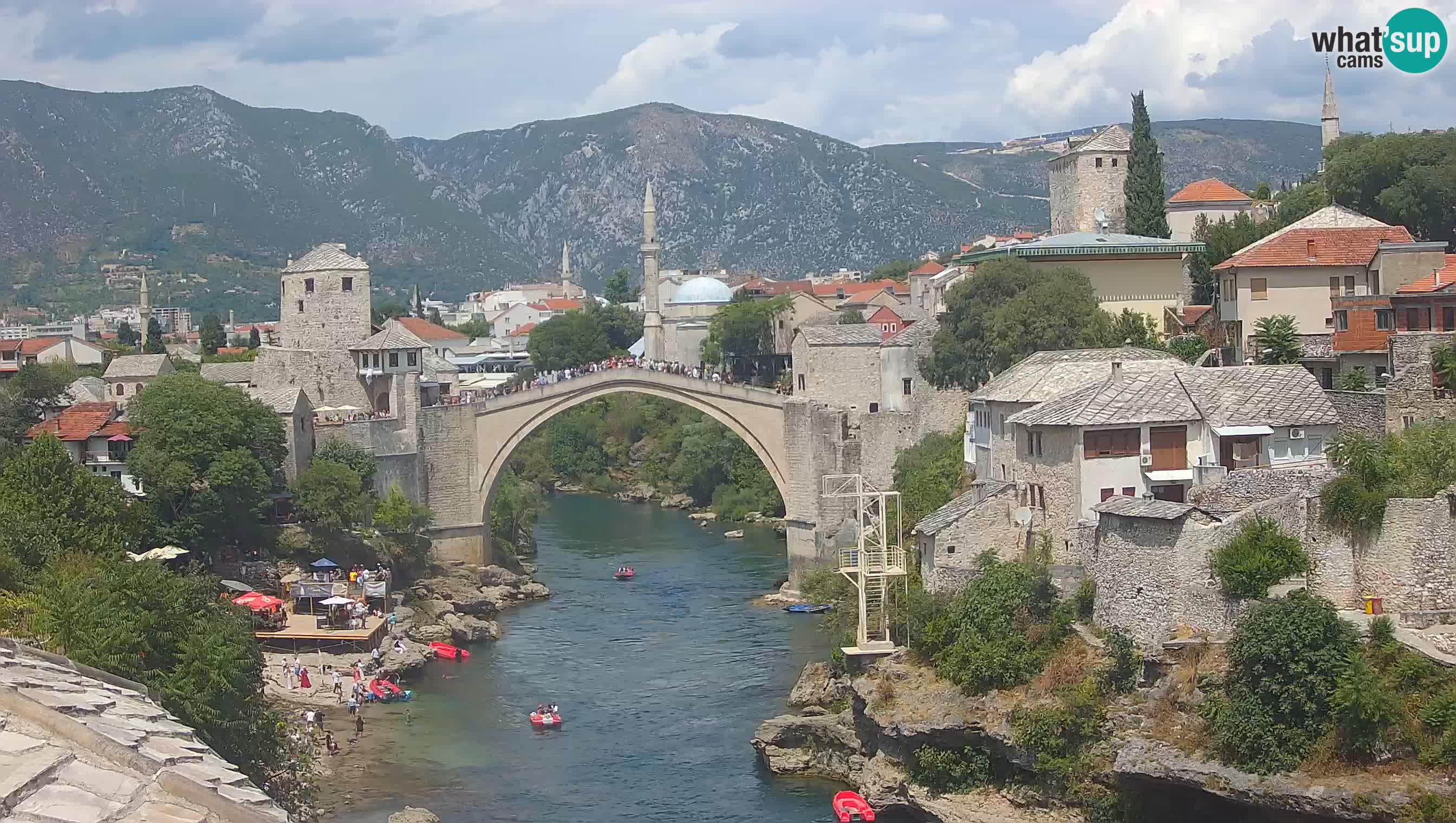 Mostar webcam – LIVE Old Bridge and Neretva river