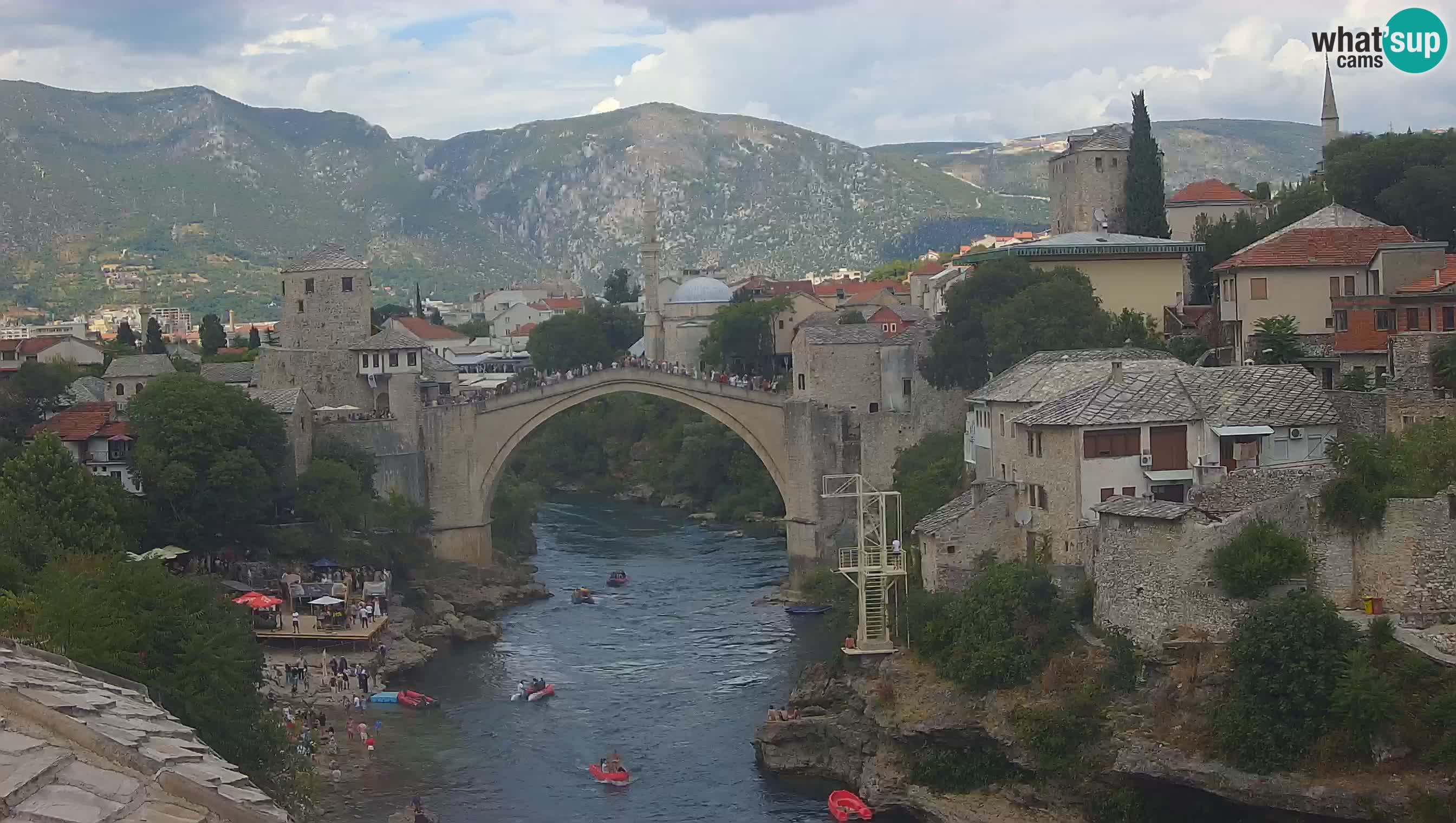 Webcam Mostar – Il Ponte Vecchio sul fiume Neretva