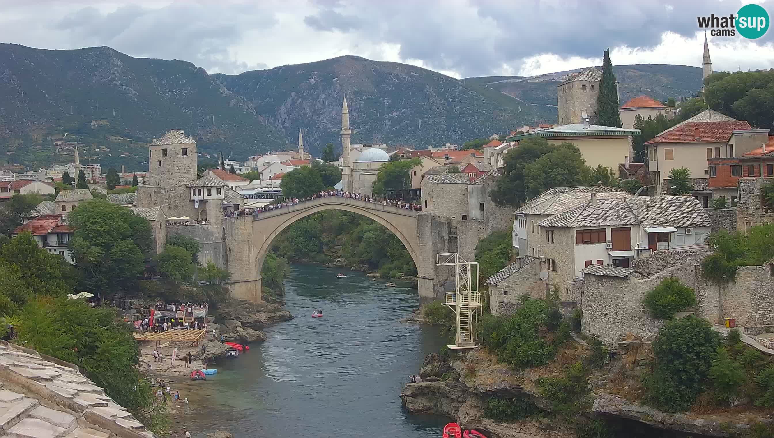 Spletna kamera Mostar – Stari Most in reka Neretva