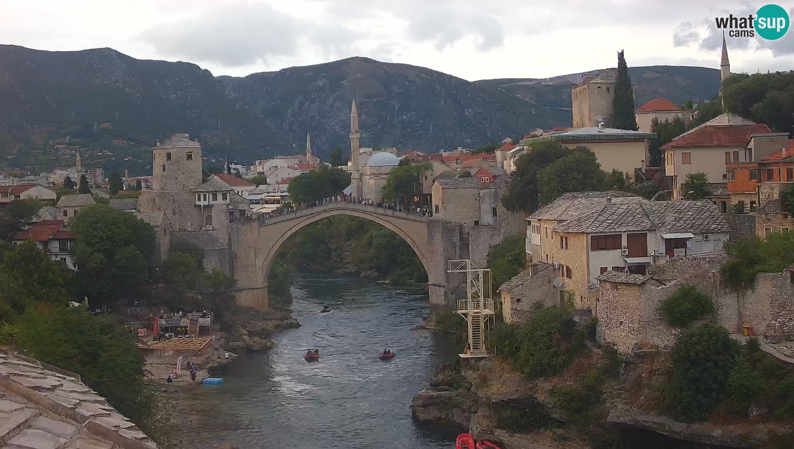 Mostar web kamera – Stari Most i rijeka Neretva – Goa Mostar