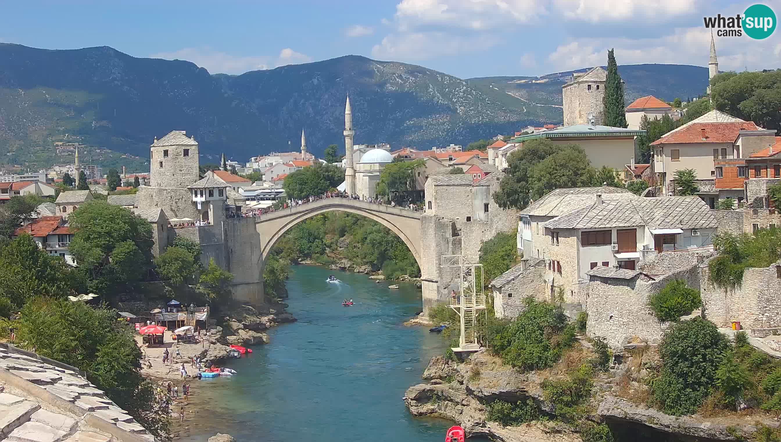 Mostar webcam – LIVE Old Bridge and Neretva river