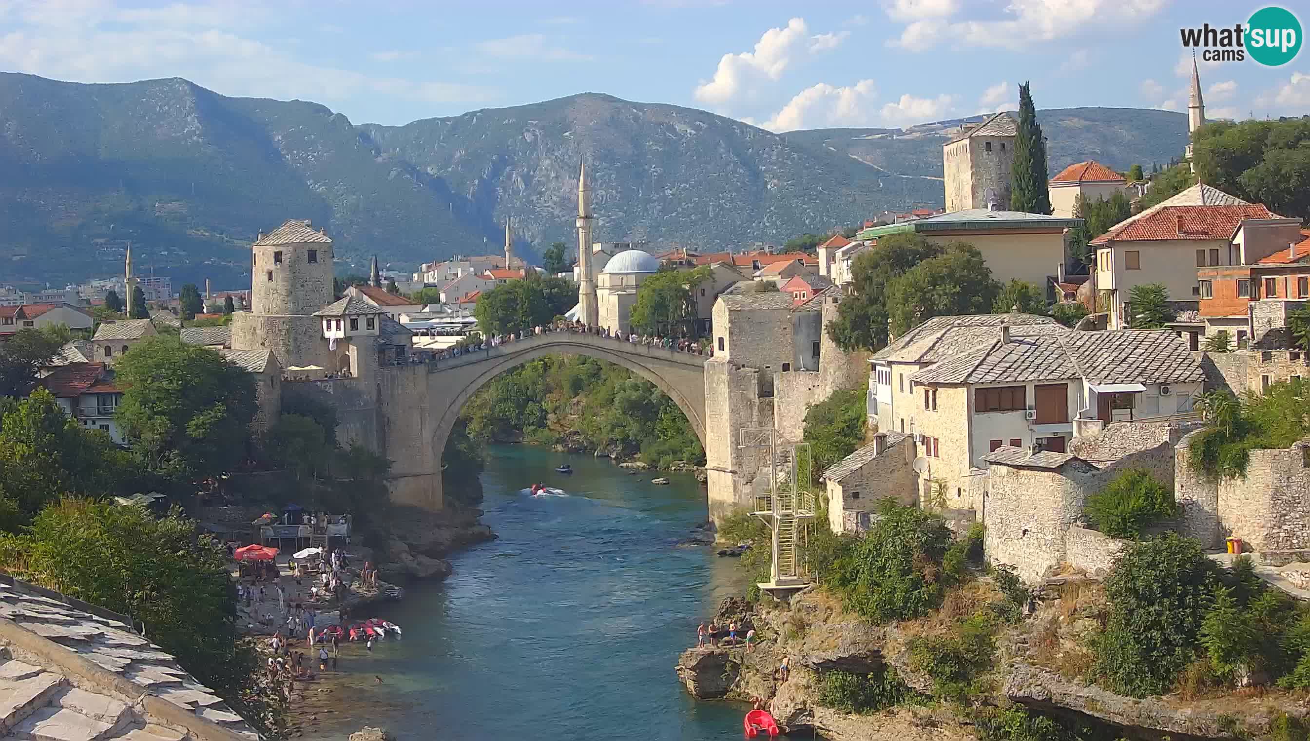 Webcam Mostar – Il Ponte Vecchio sul fiume Neretva
