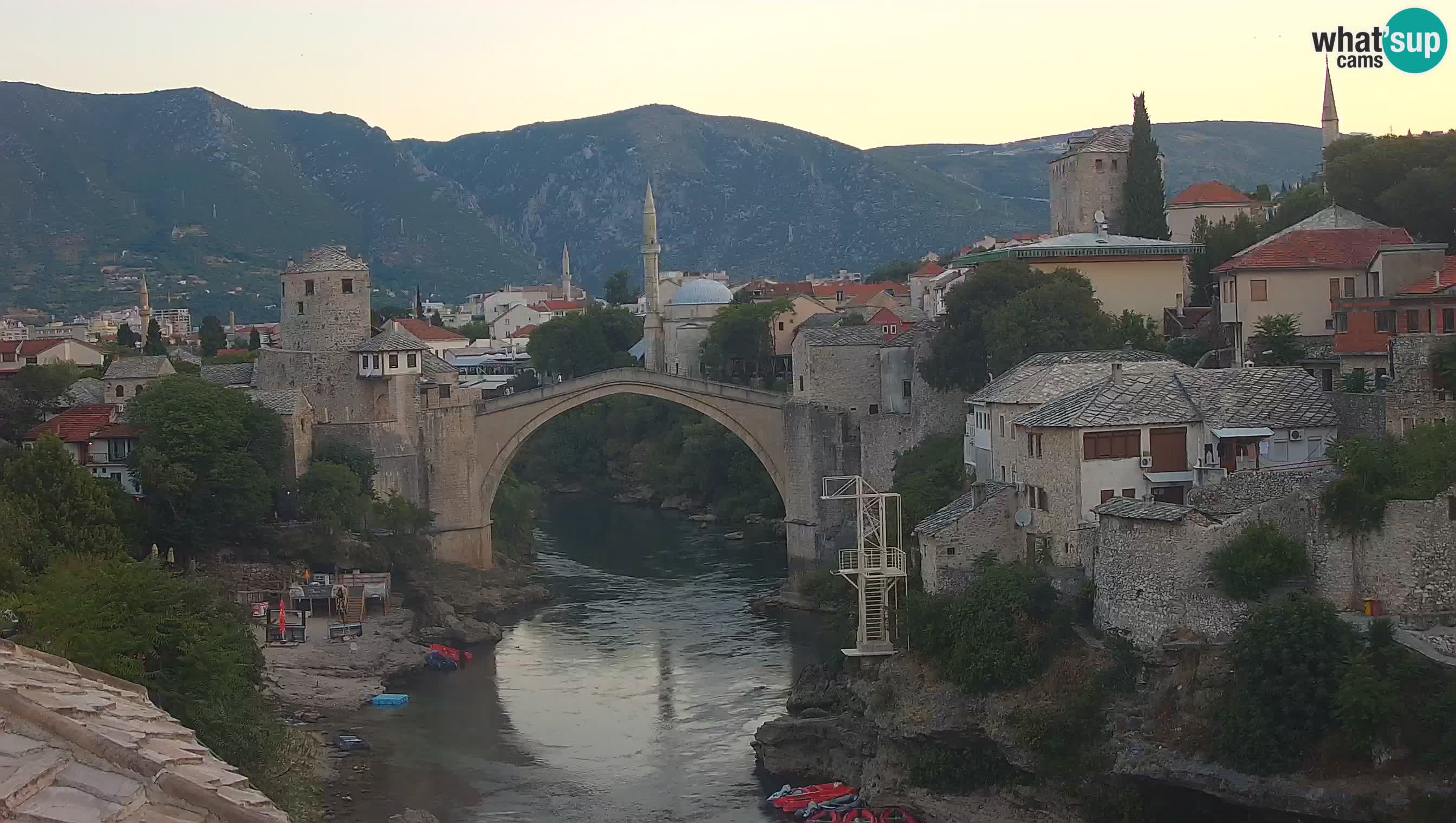 Live Webcam of Mostar – Stari Most (Old Bridge) and Neretva River