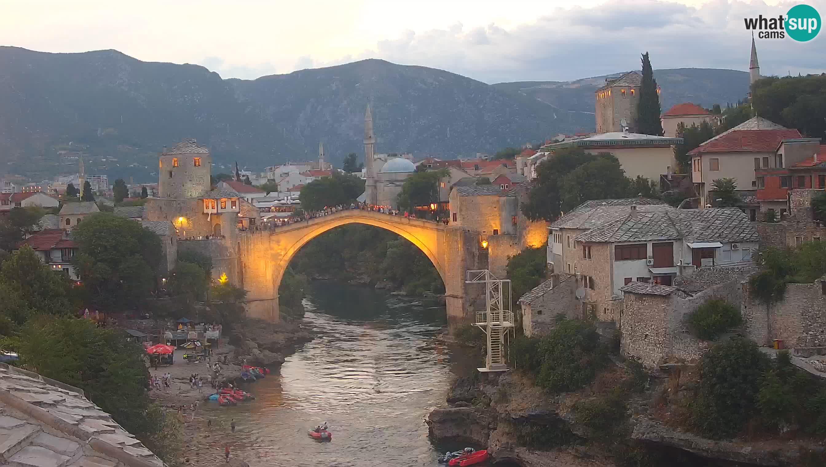 Live Webcam of Mostar – Stari Most (Old Bridge) and Neretva River