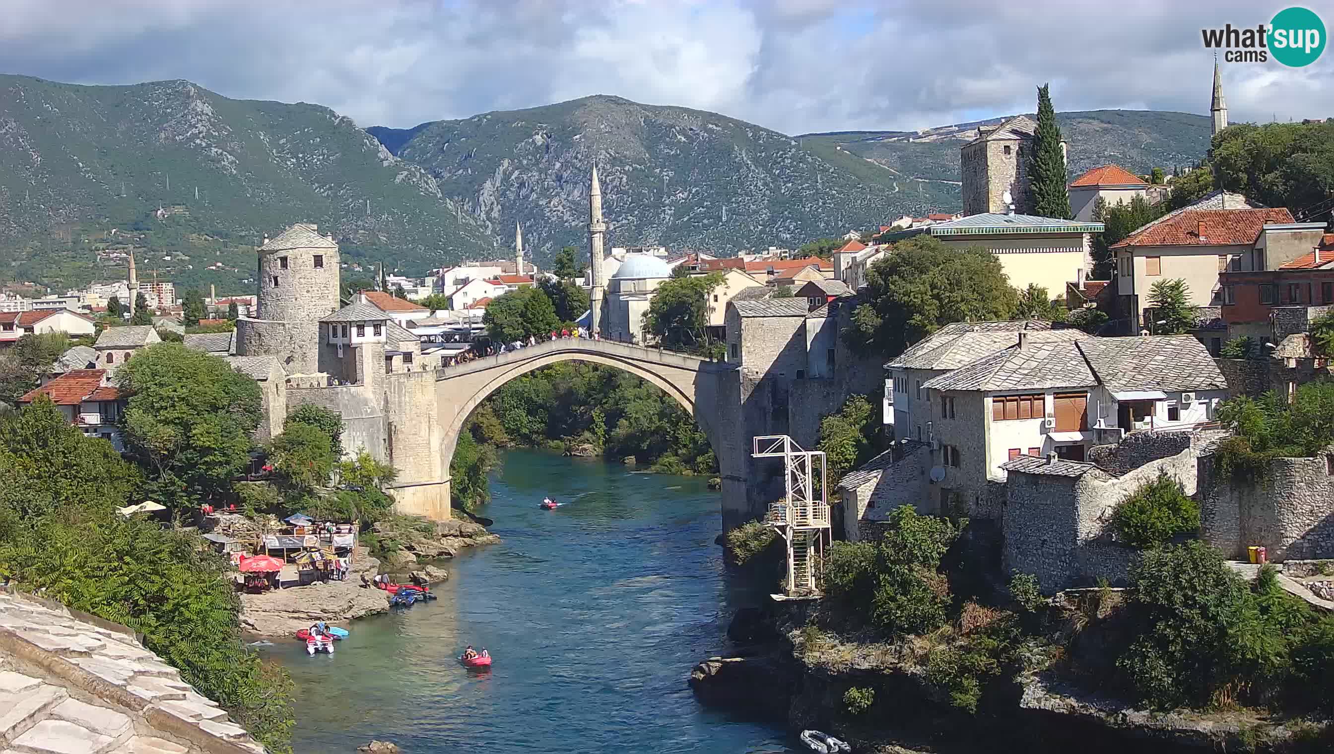 Mostar v živo – Spletna kamera na Starem mostu in reki Neretvi