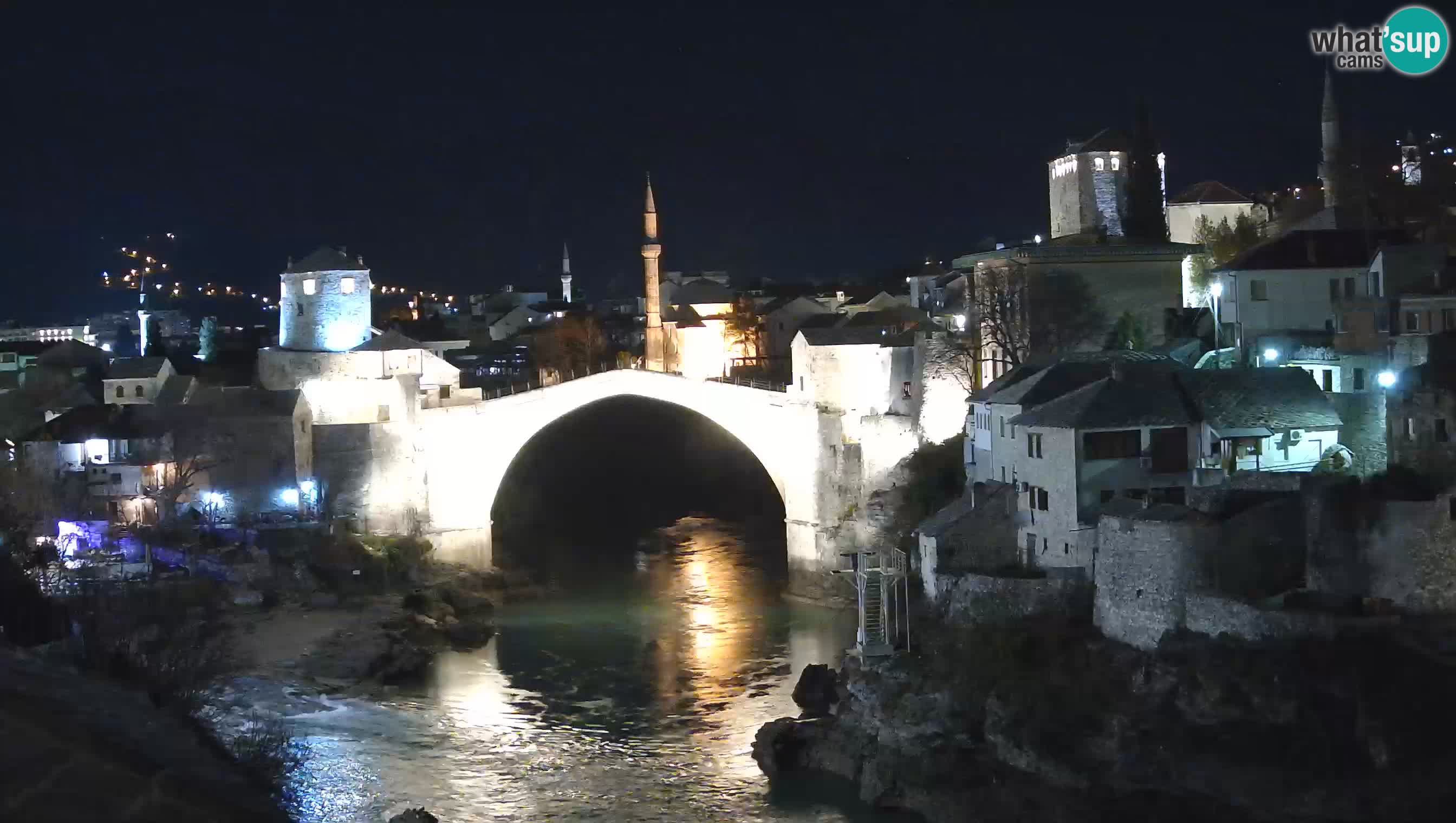 Live Webcam of Mostar – Stari Most (Old Bridge) and Neretva River