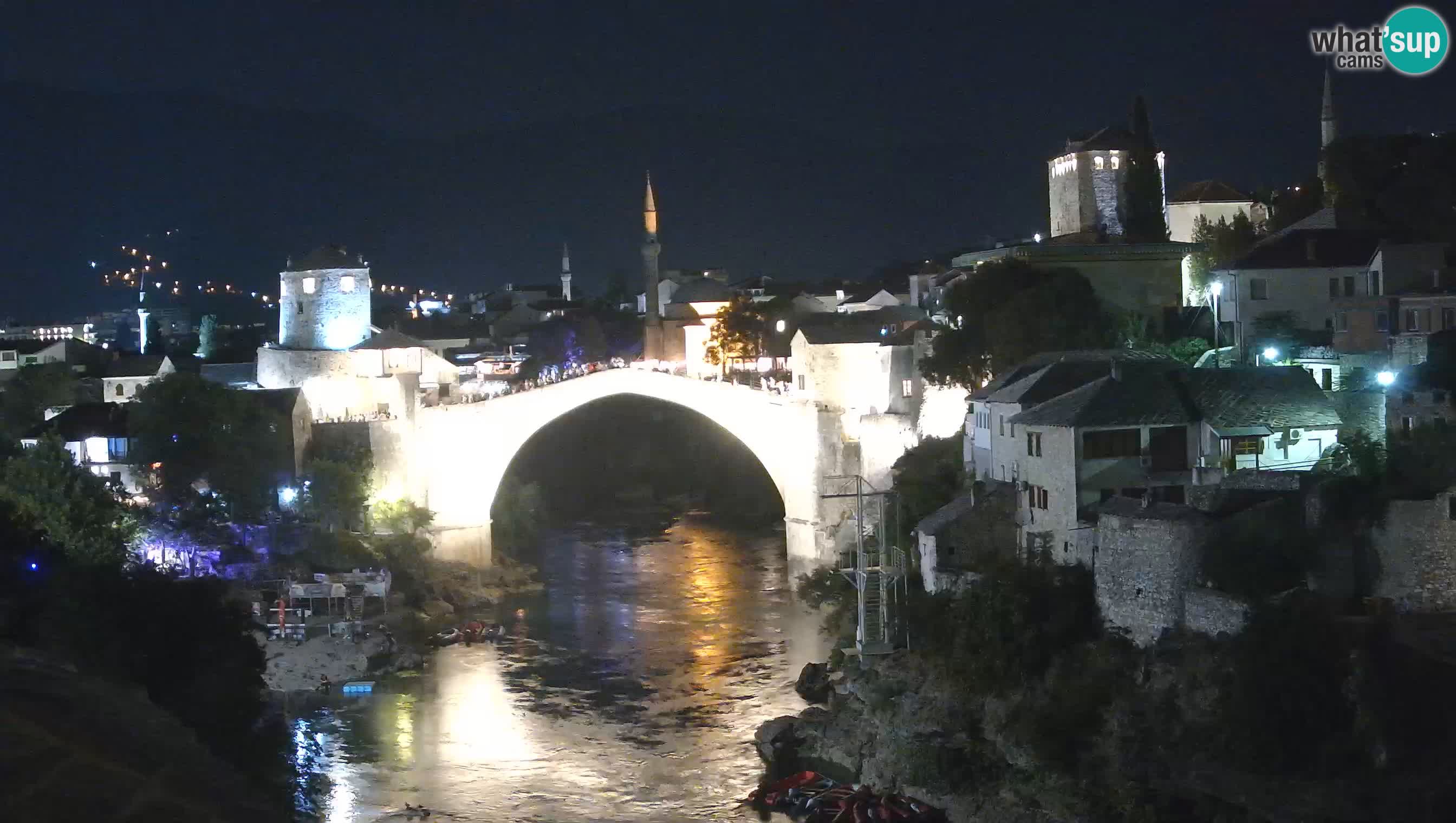 Mostar live – Webcam auf die Alte Brücke (Stari Most) und den Fluss Neretva