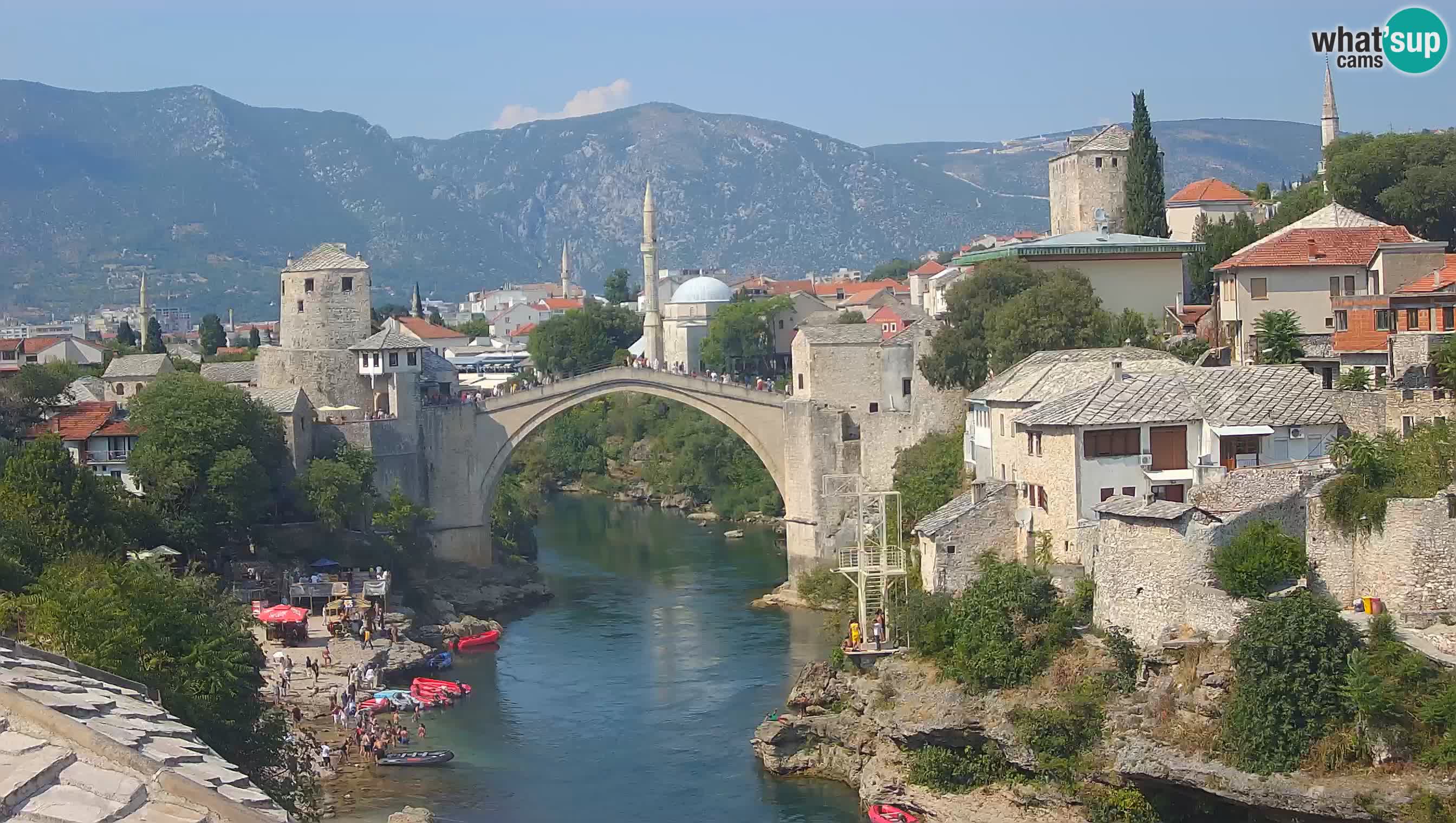 Live Webcam of Mostar – Stari Most (Old Bridge) and Neretva River