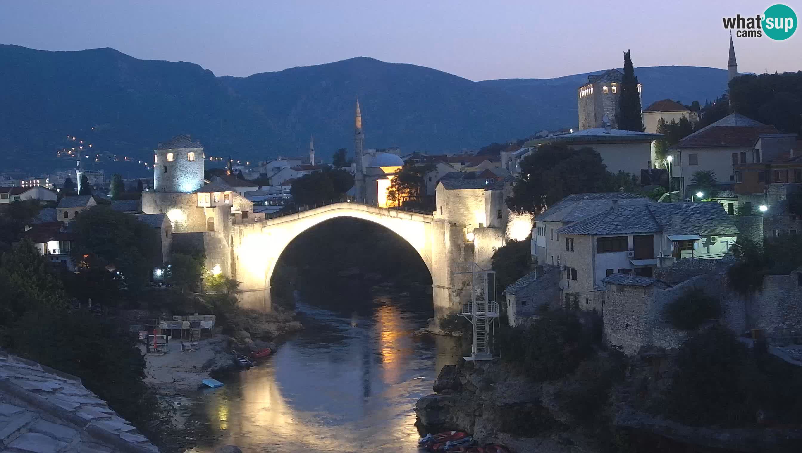 Mostar v živo – Spletna kamera na Starem mostu in reki Neretvi