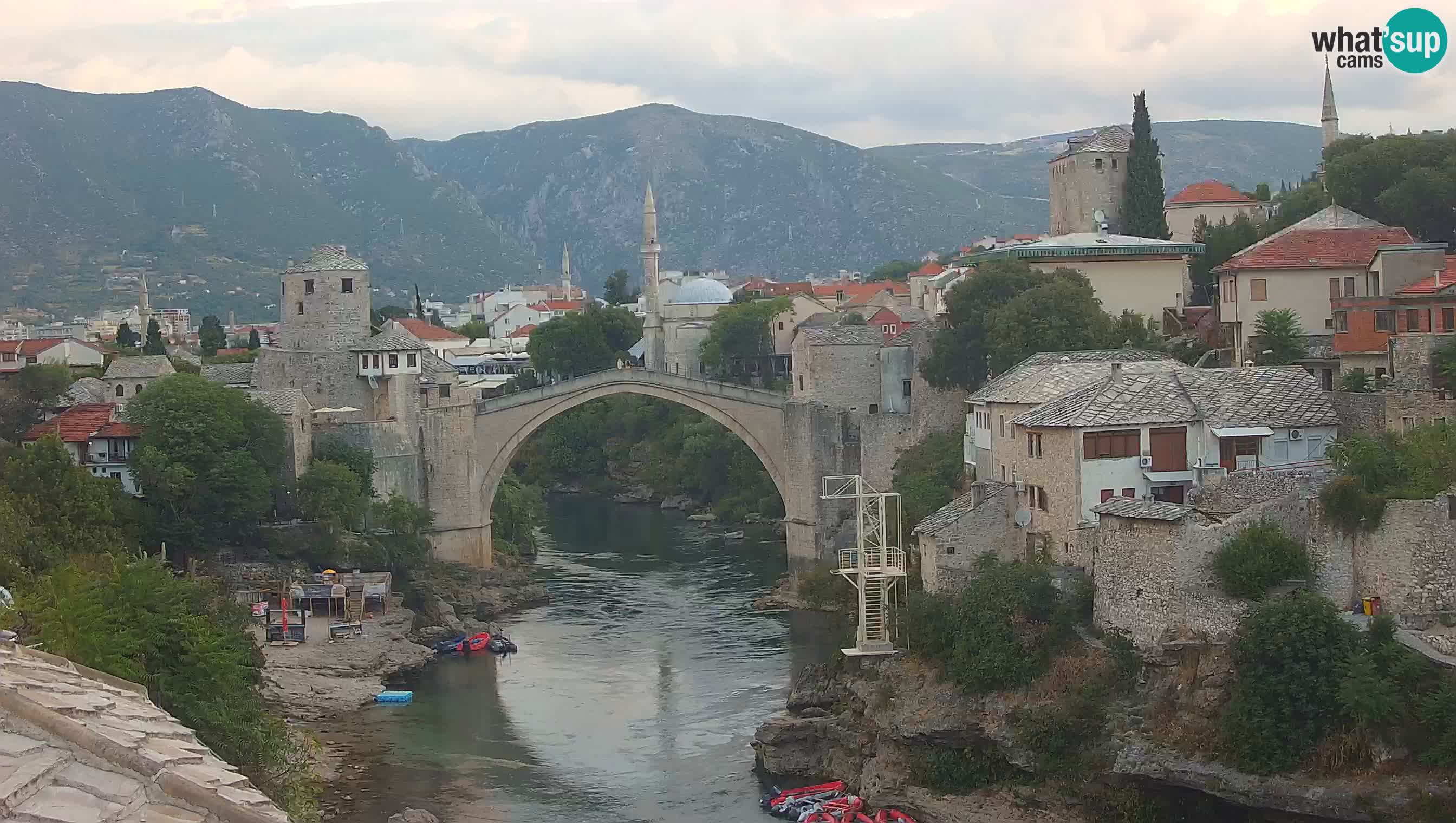 Live Webcam of Mostar – Stari Most (Old Bridge) and Neretva River