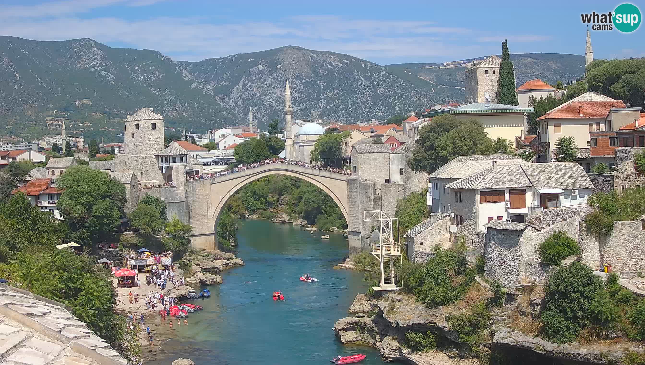 Live Webcam of Mostar – Stari Most (Old Bridge) and Neretva River