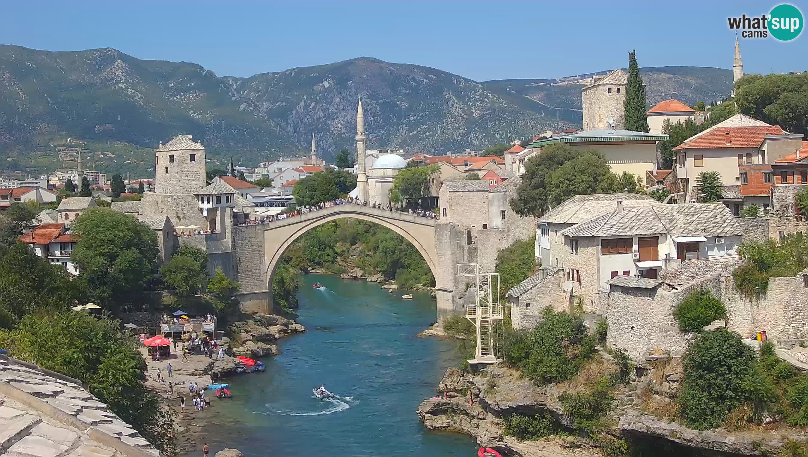 Mostar v živo – Spletna kamera na Starem mostu in reki Neretvi