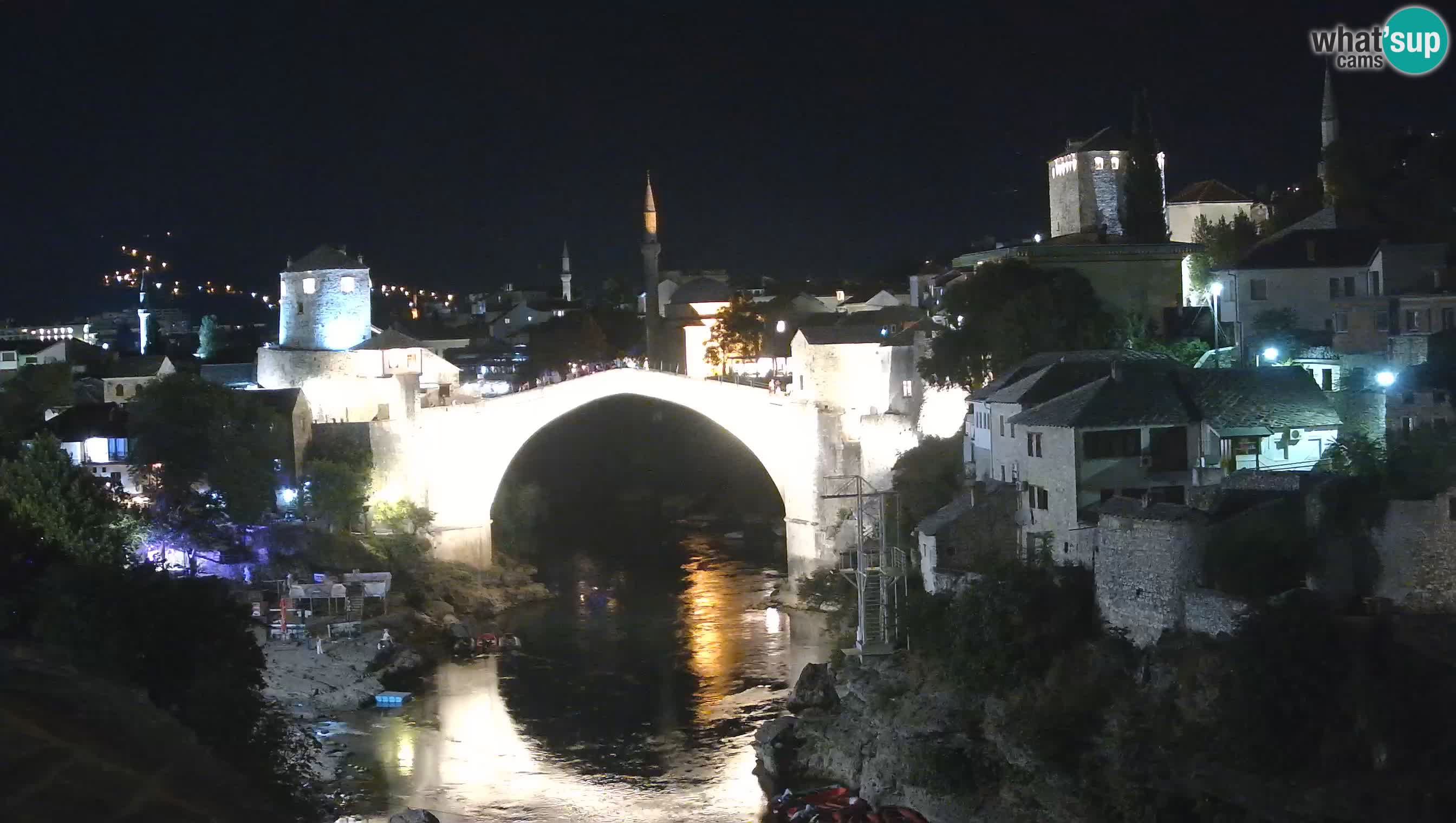 Mostar web kamera – Stari Most i rijeka Neretva – Goa Mostar