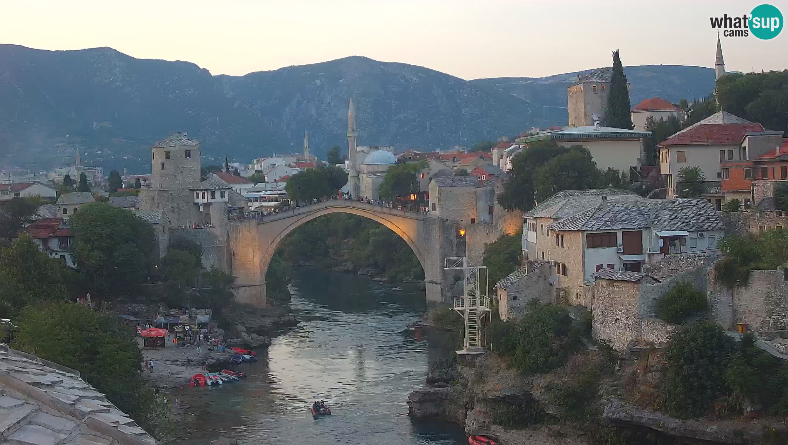 Mostar web kamera – Stari Most i rijeka Neretva – Goa Mostar