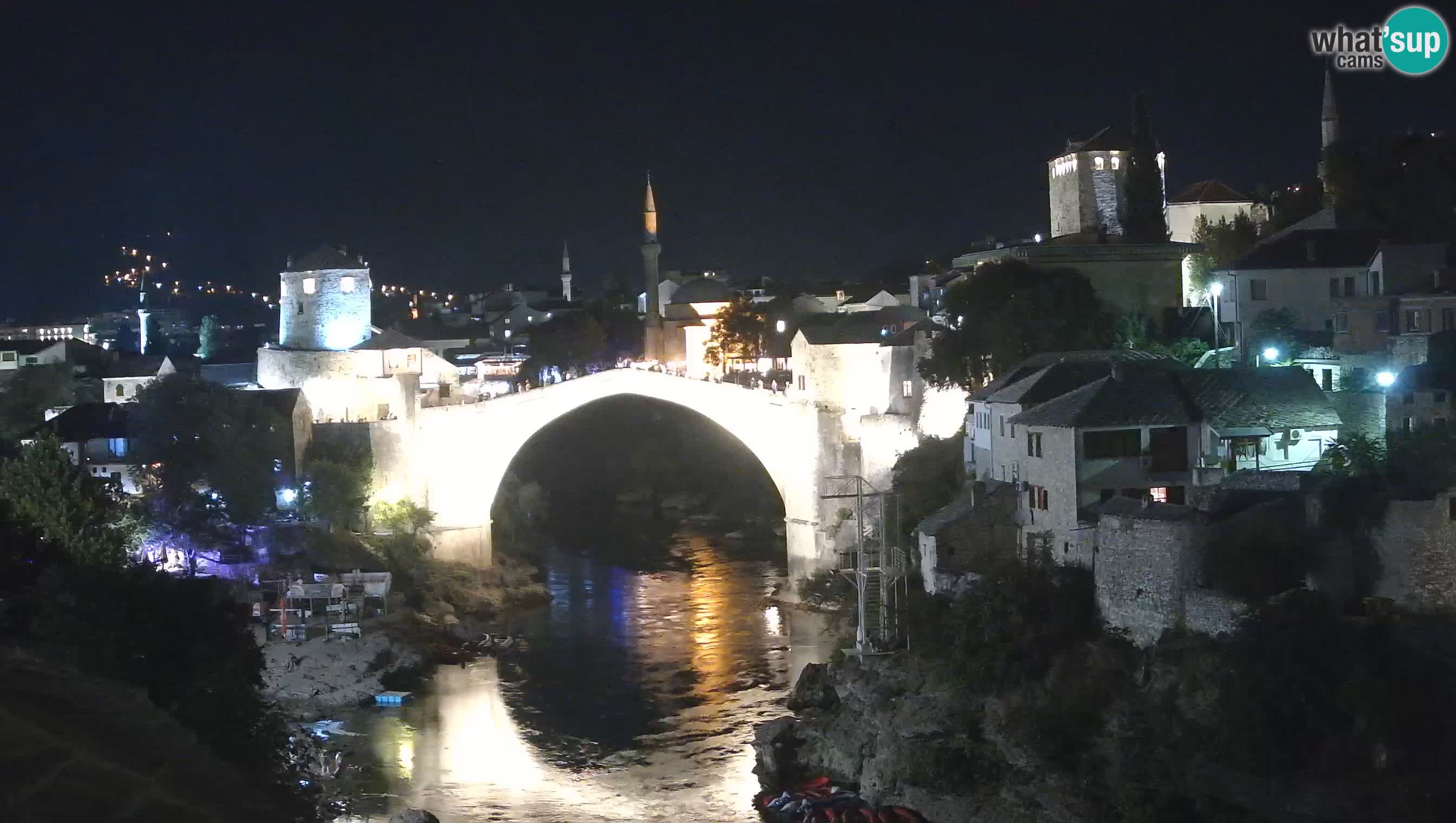 Cámara web de Mostar – El Viejo Puente sobre el río Neretva