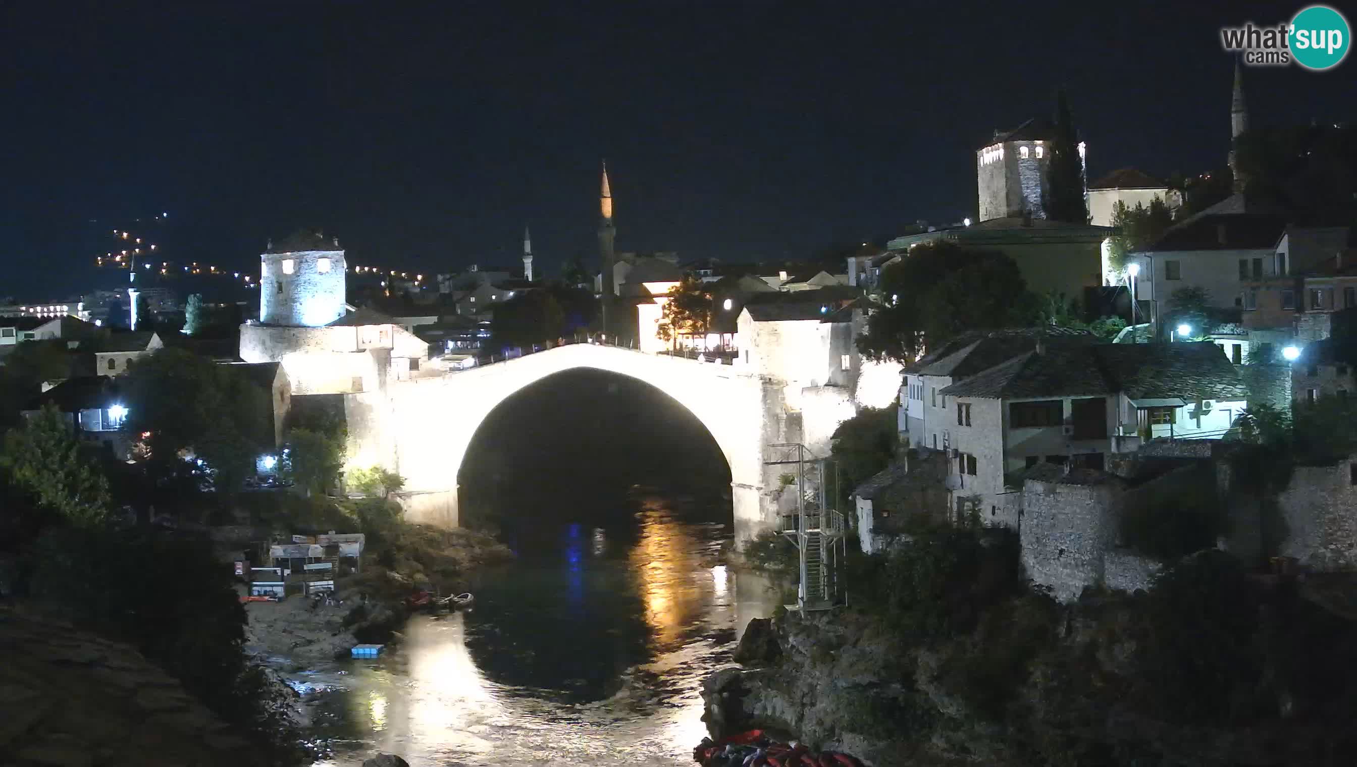 Webcam Mostar – Il Ponte Vecchio sul fiume Neretva