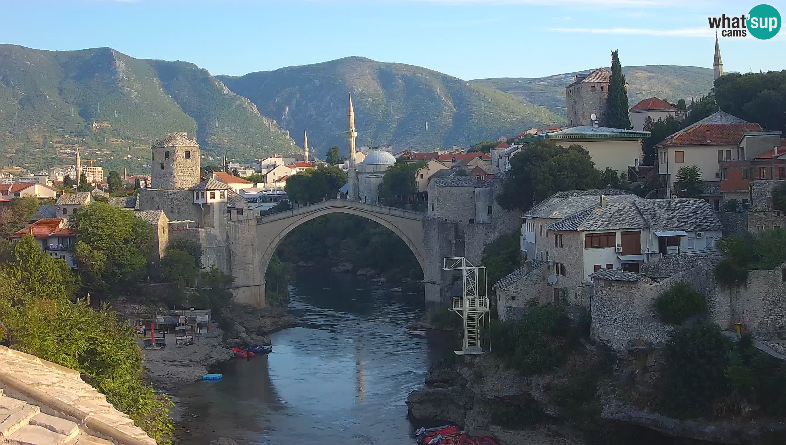 Live Webcam of Mostar – Stari Most (Old Bridge) and Neretva River