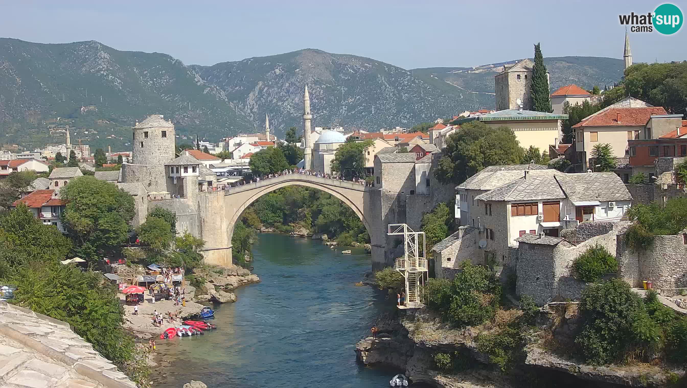 Live Webcam of Mostar – Stari Most (Old Bridge) and Neretva River
