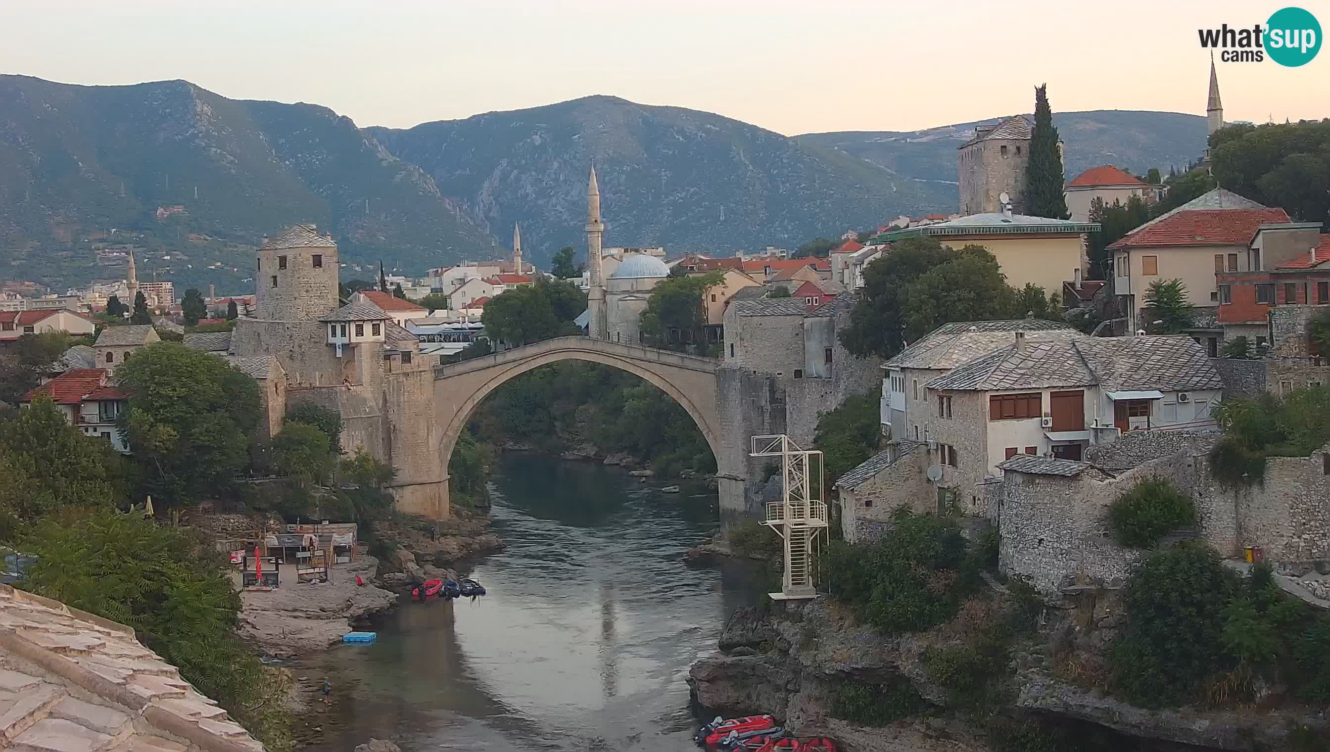 Webcam Mostar – Il Ponte Vecchio sul fiume Neretva