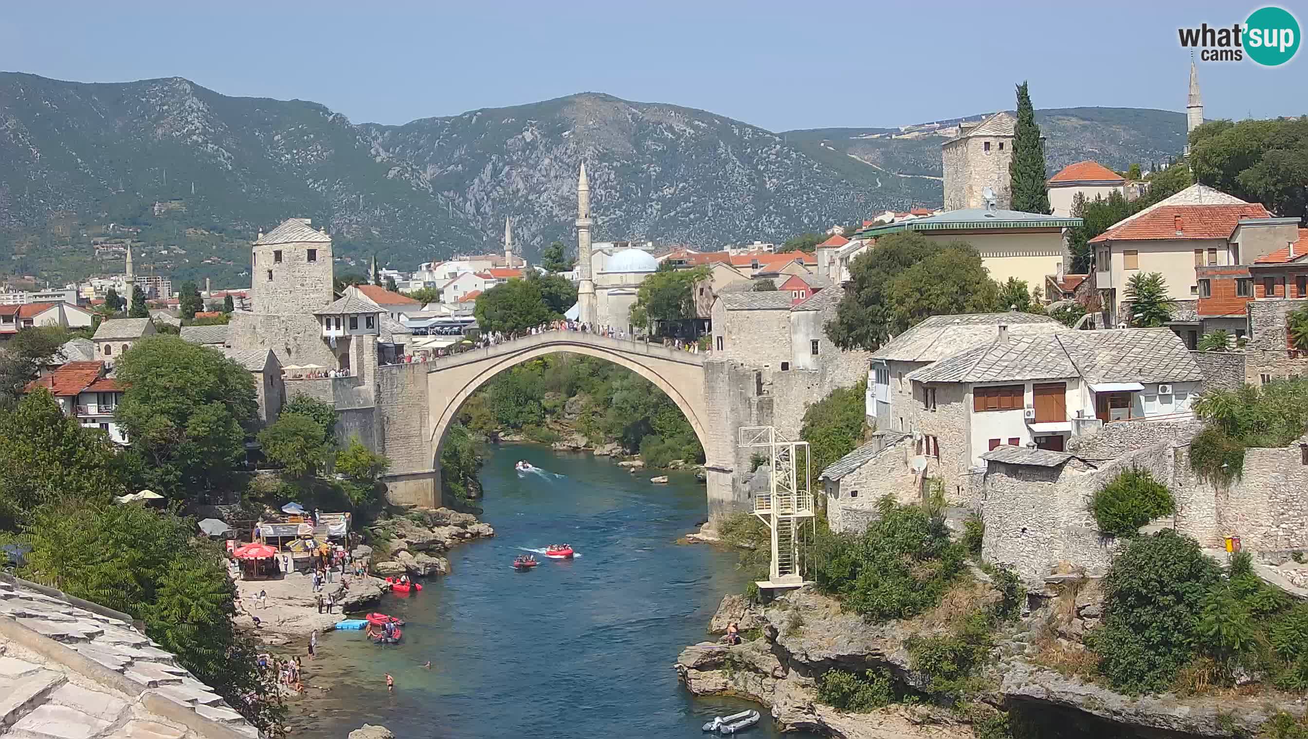 Spletna kamera Mostar – Stari Most in reka Neretva