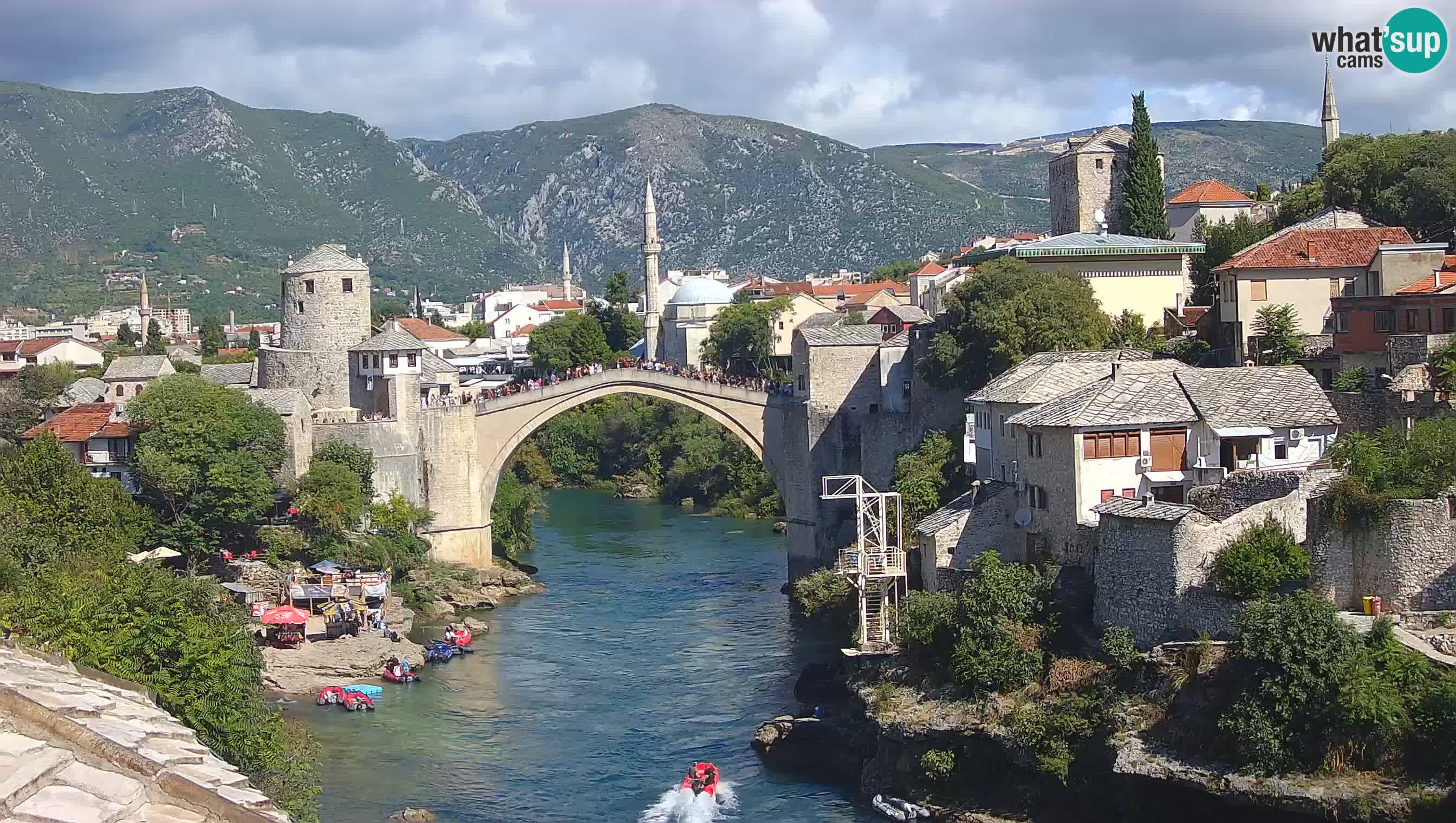 Live Webcam of Mostar – Stari Most (Old Bridge) and Neretva River