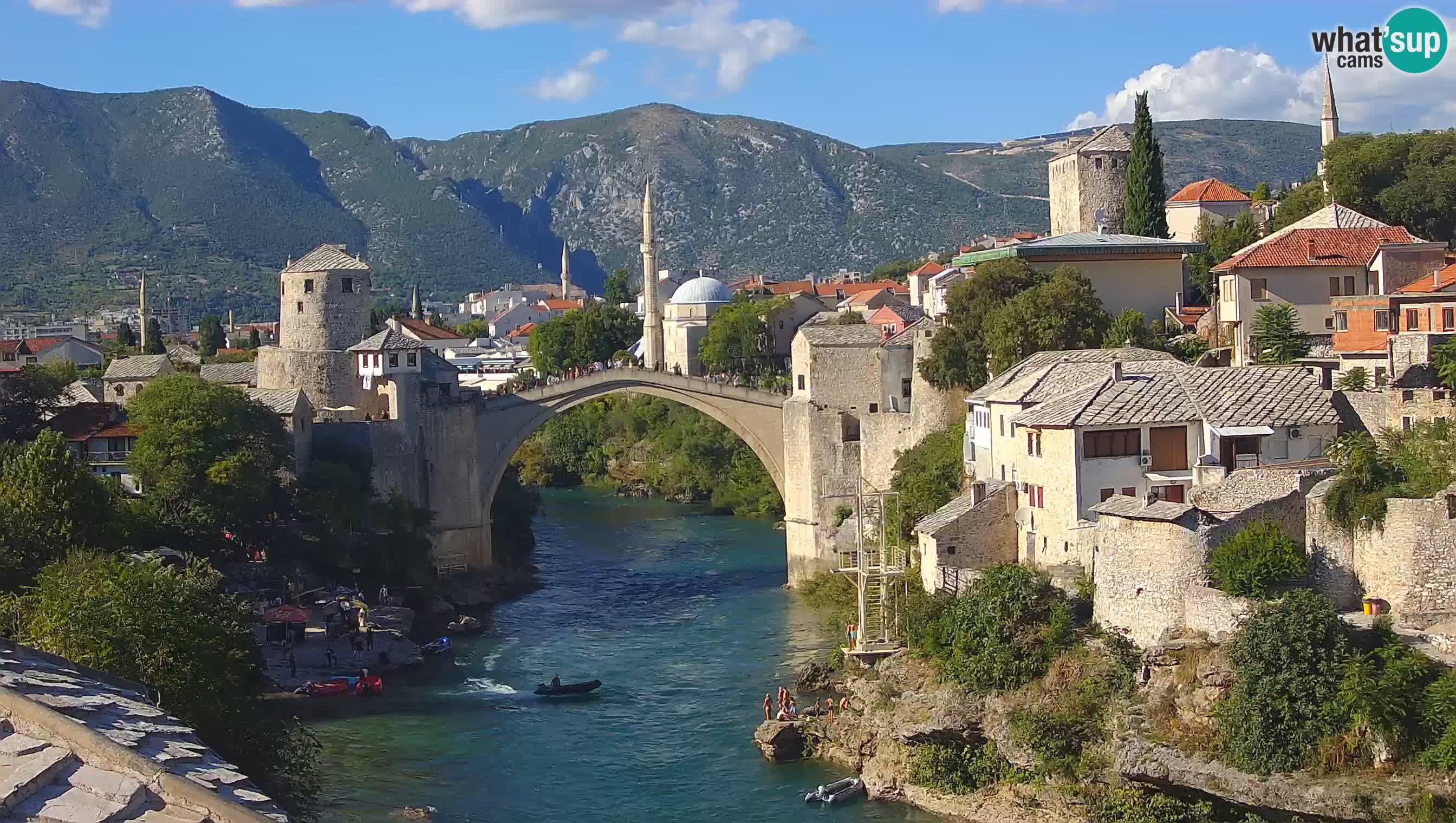 Mostar v živo – Spletna kamera na Starem mostu in reki Neretvi
